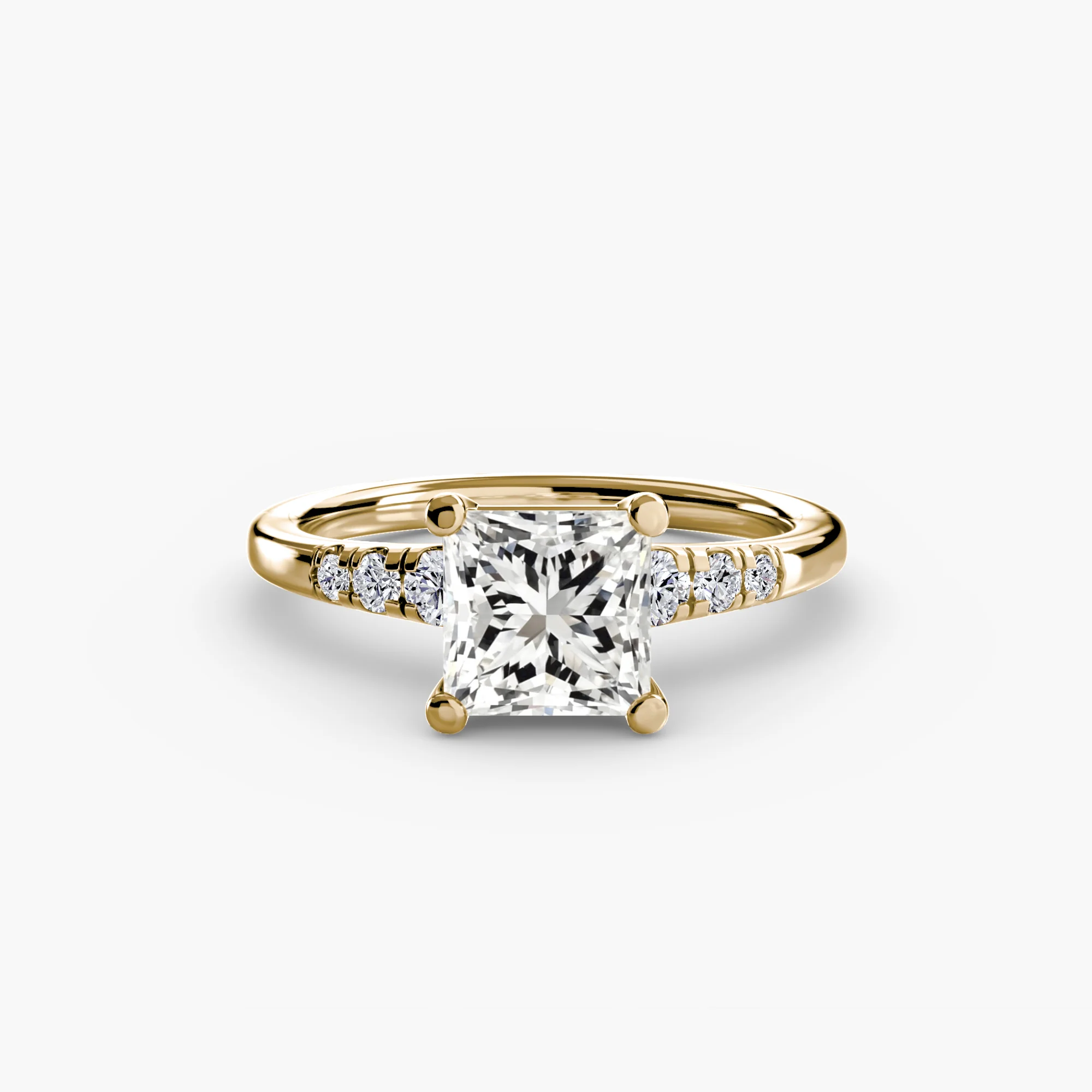 Solitaire with Shoulder Accents - Image 43