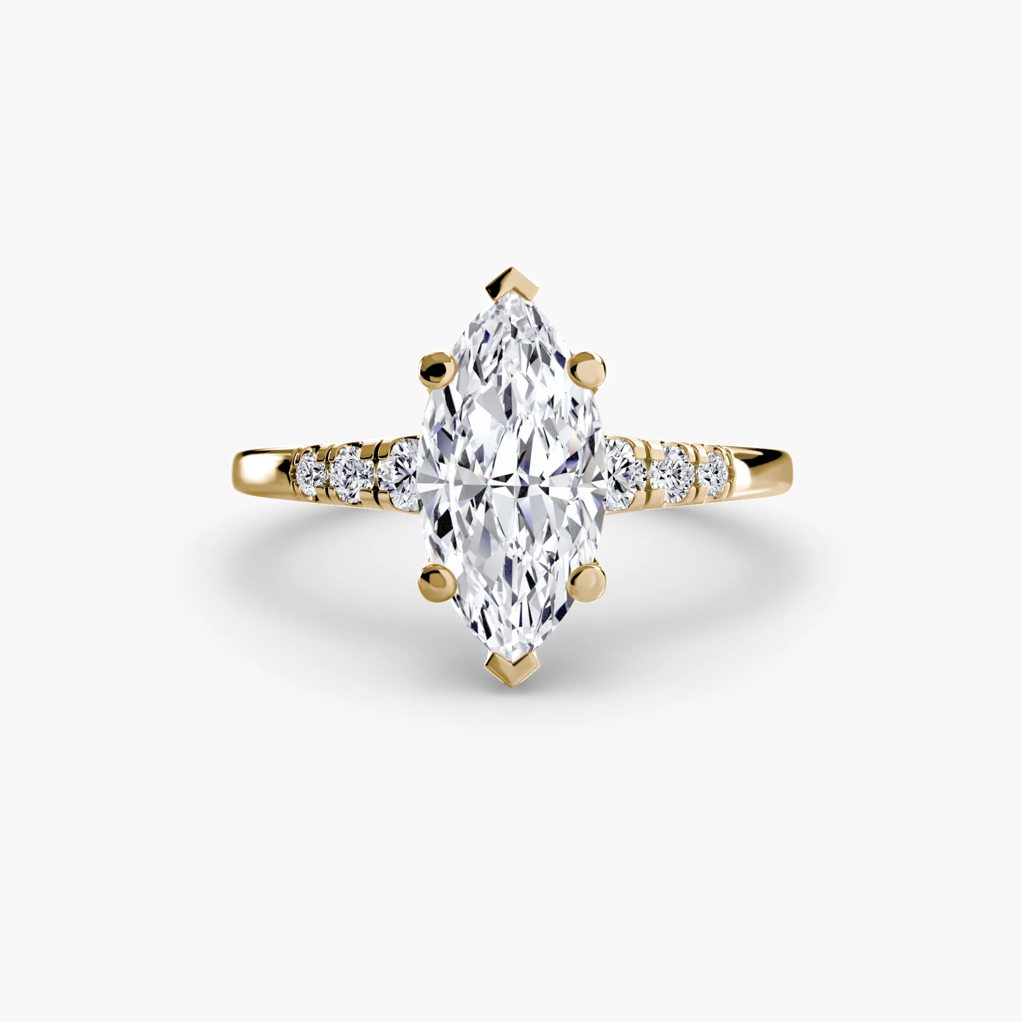 Solitaire with Shoulder Accents - Image 51