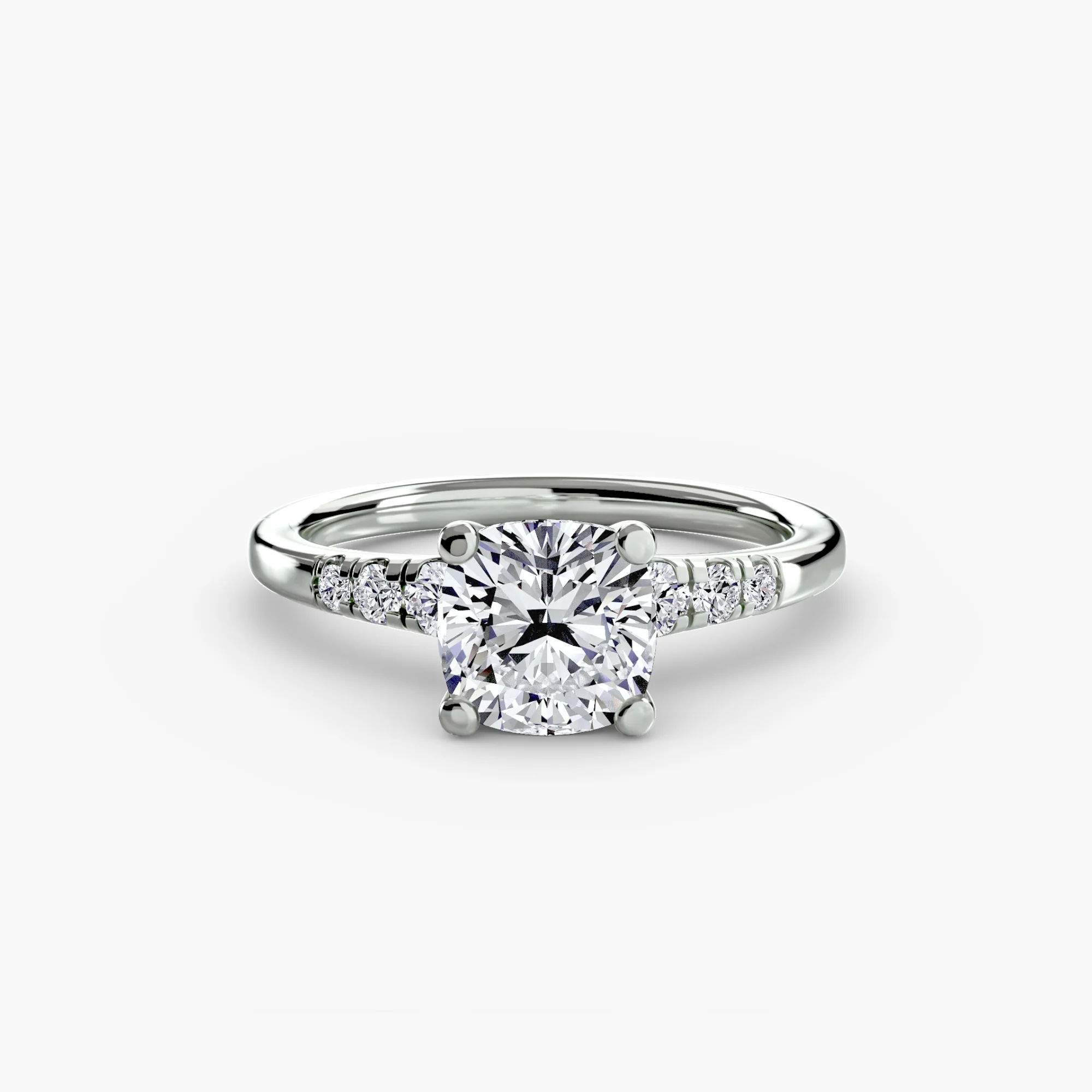 Solitaire with Shoulder Accents - Image 64