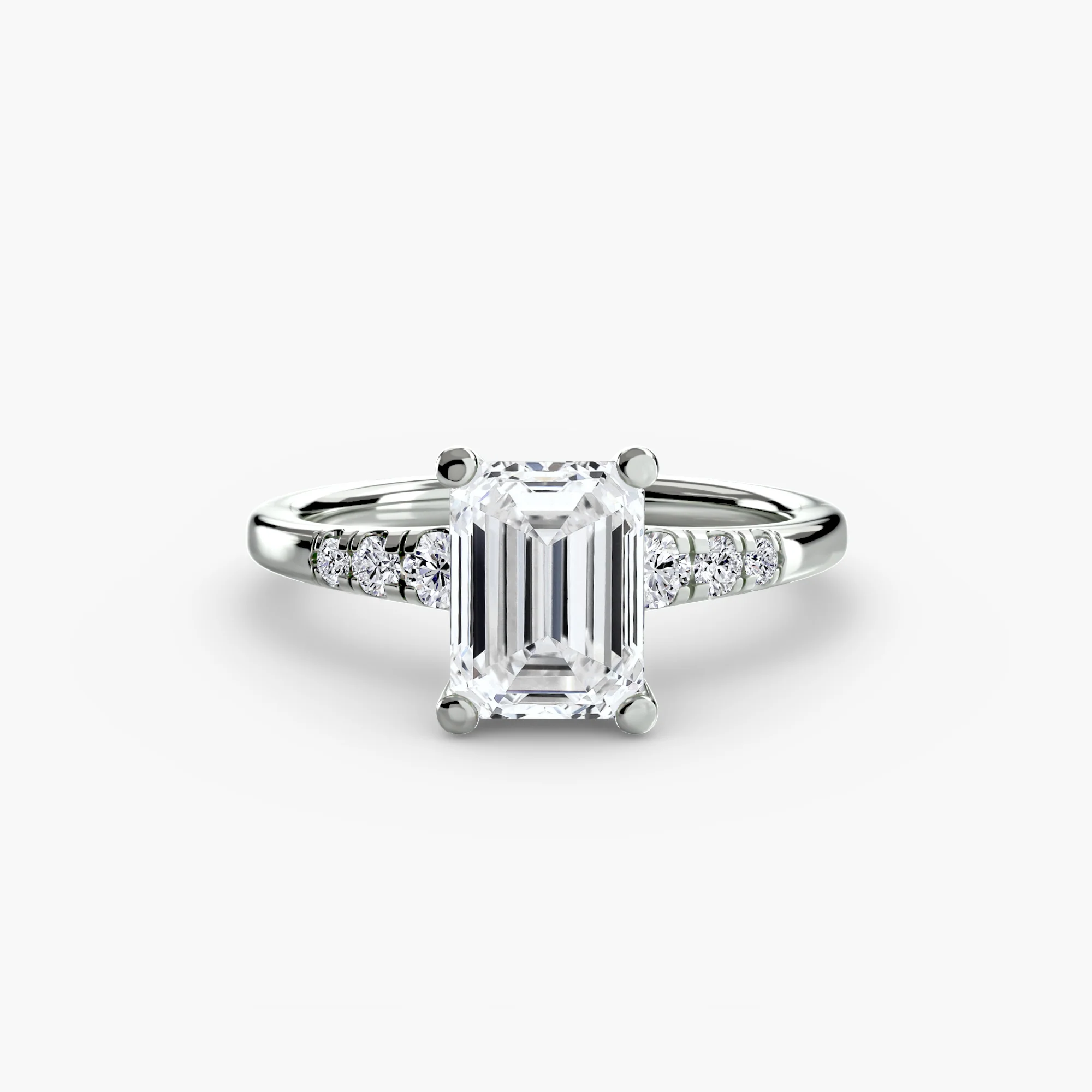 Solitaire with Shoulder Accents - Image 67