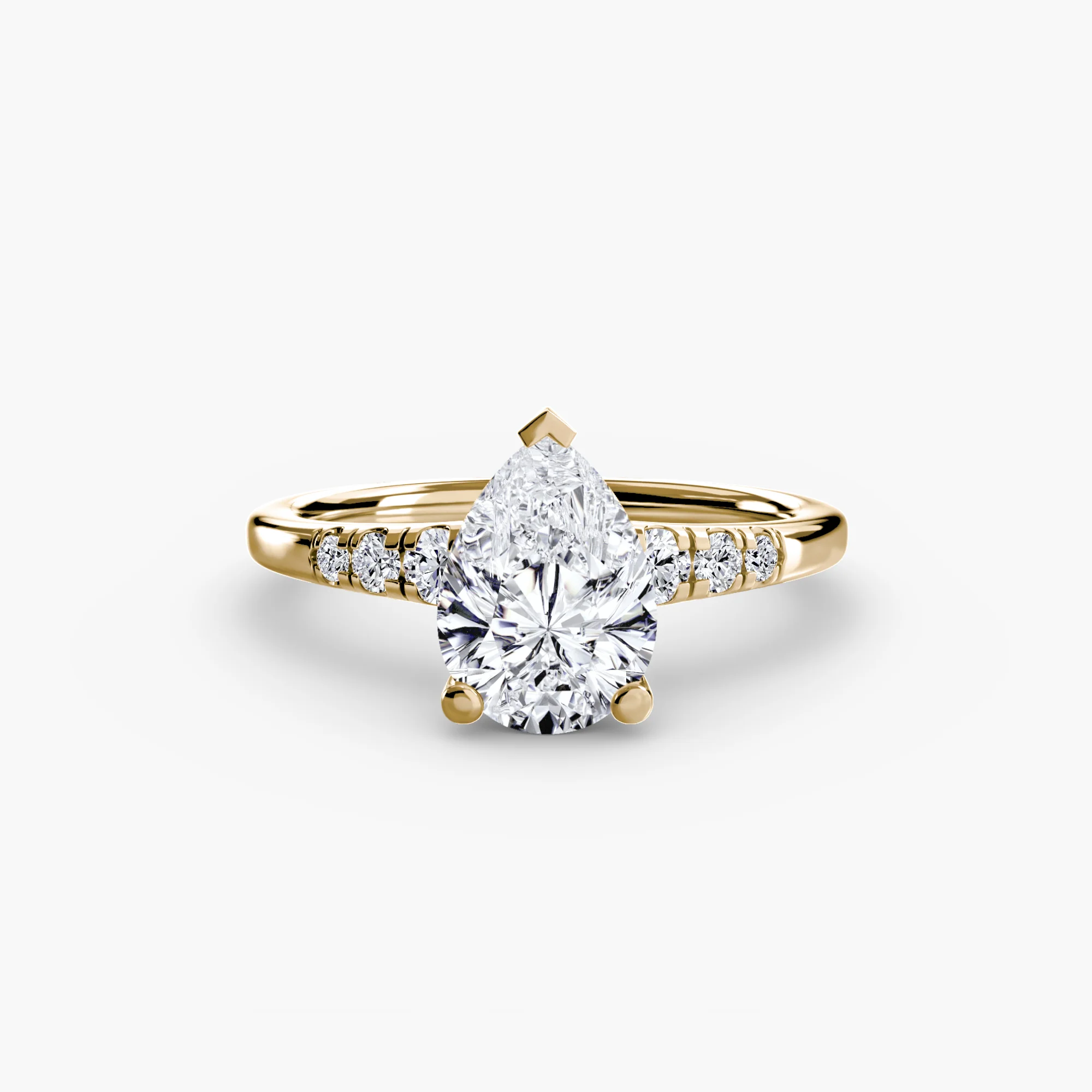 Solitaire with Shoulder Accents - Image 76