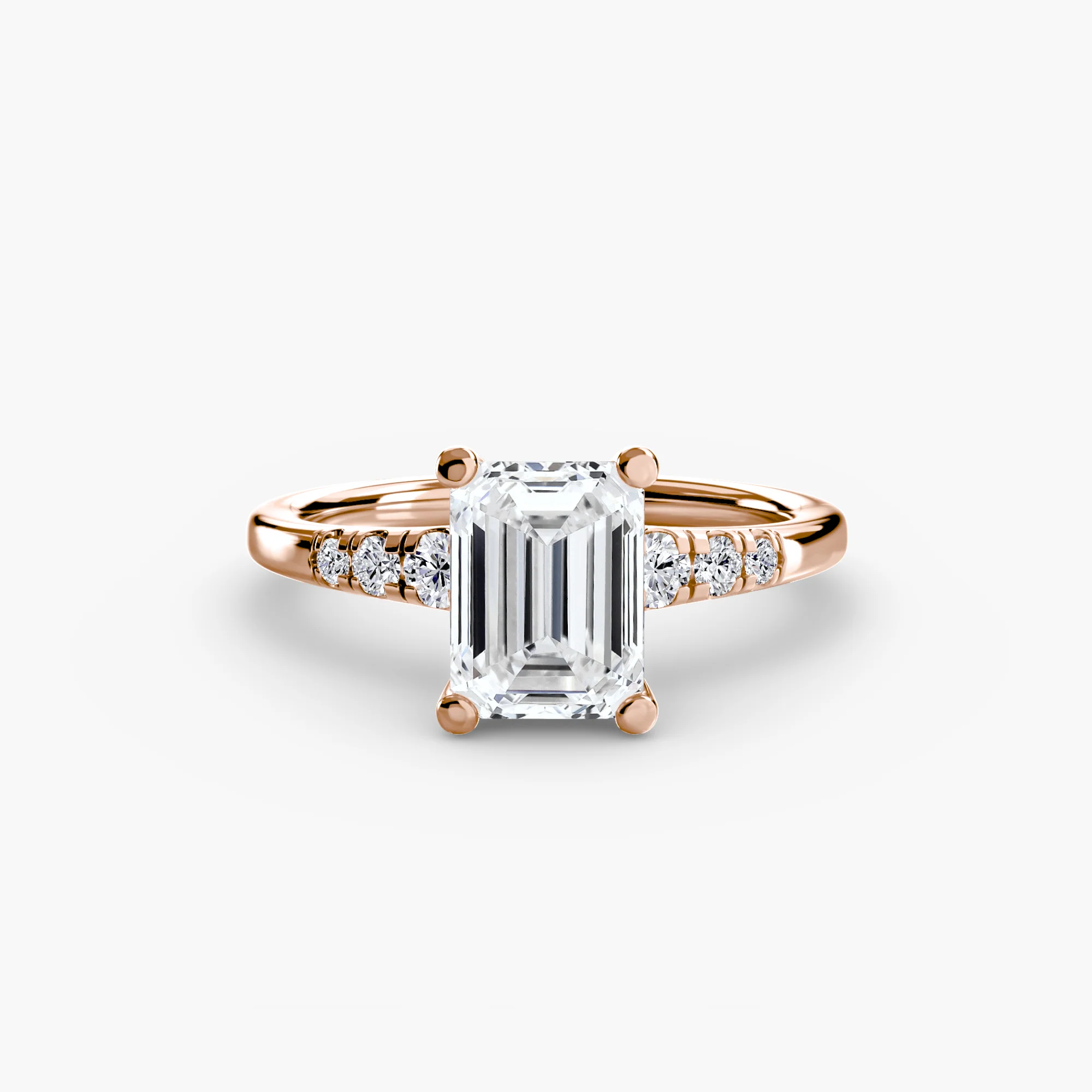 Solitaire with Shoulder Accents - Image 87