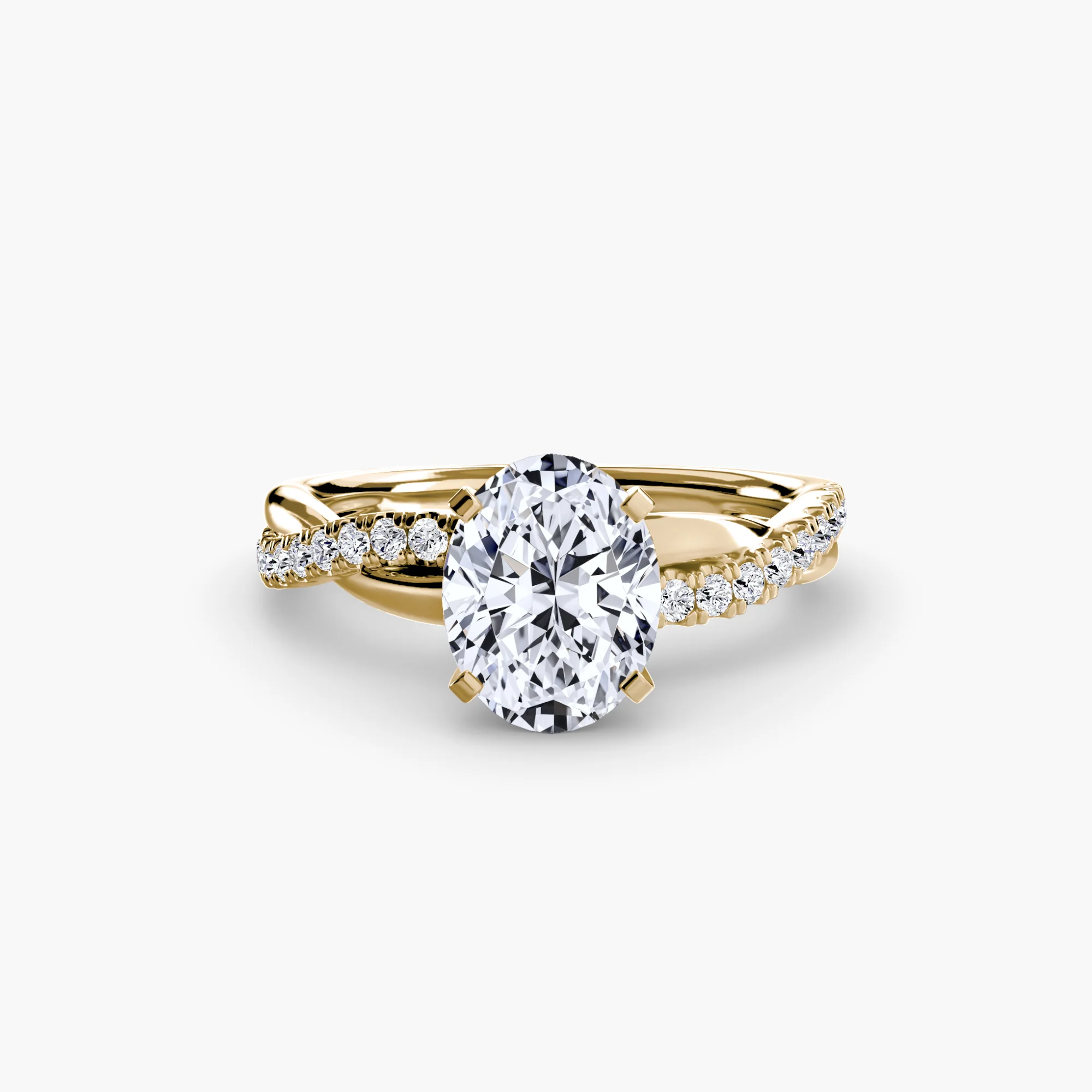 The Emerald Twist Pavé Ring - Image 13