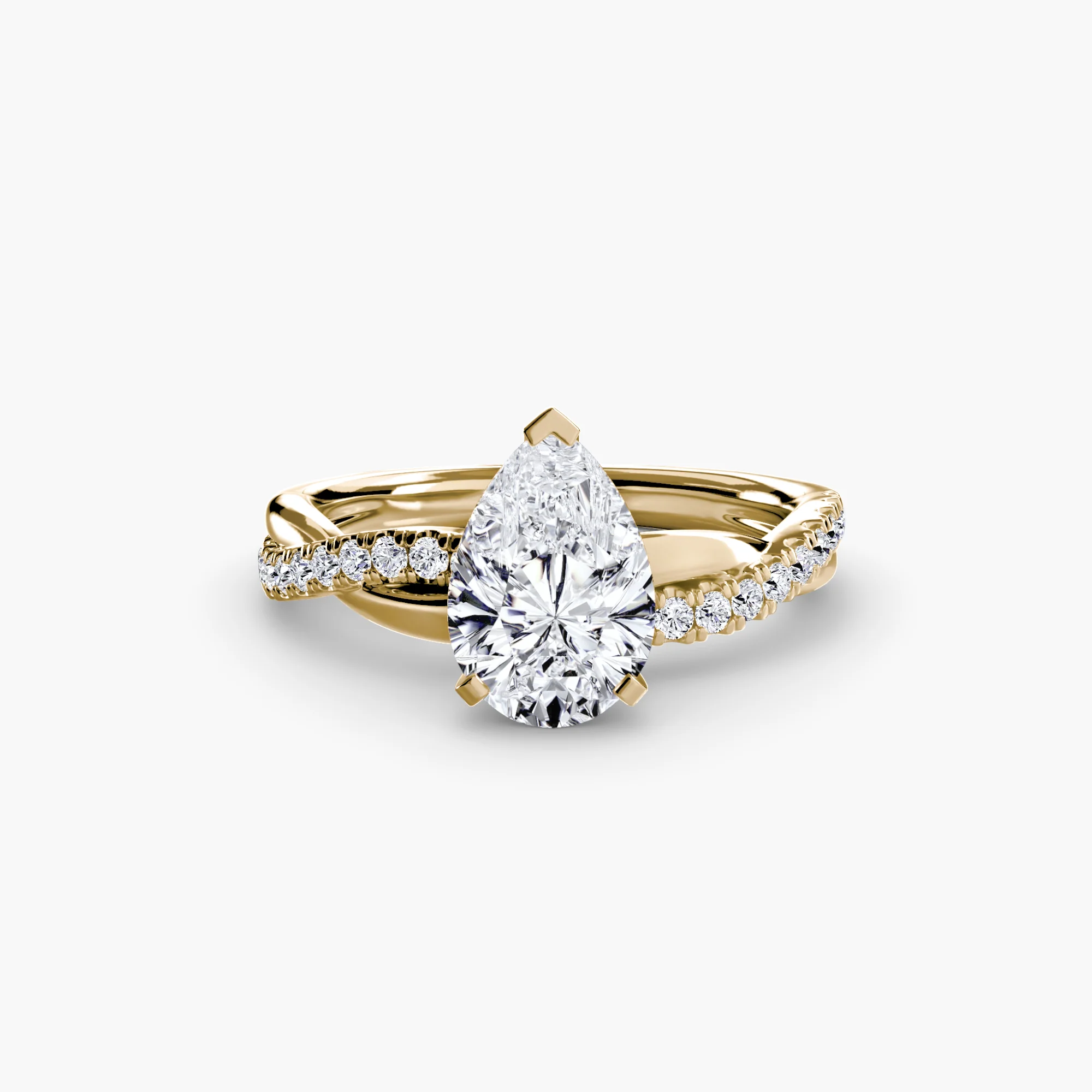 The Emerald Twist Pavé Ring - Image 14