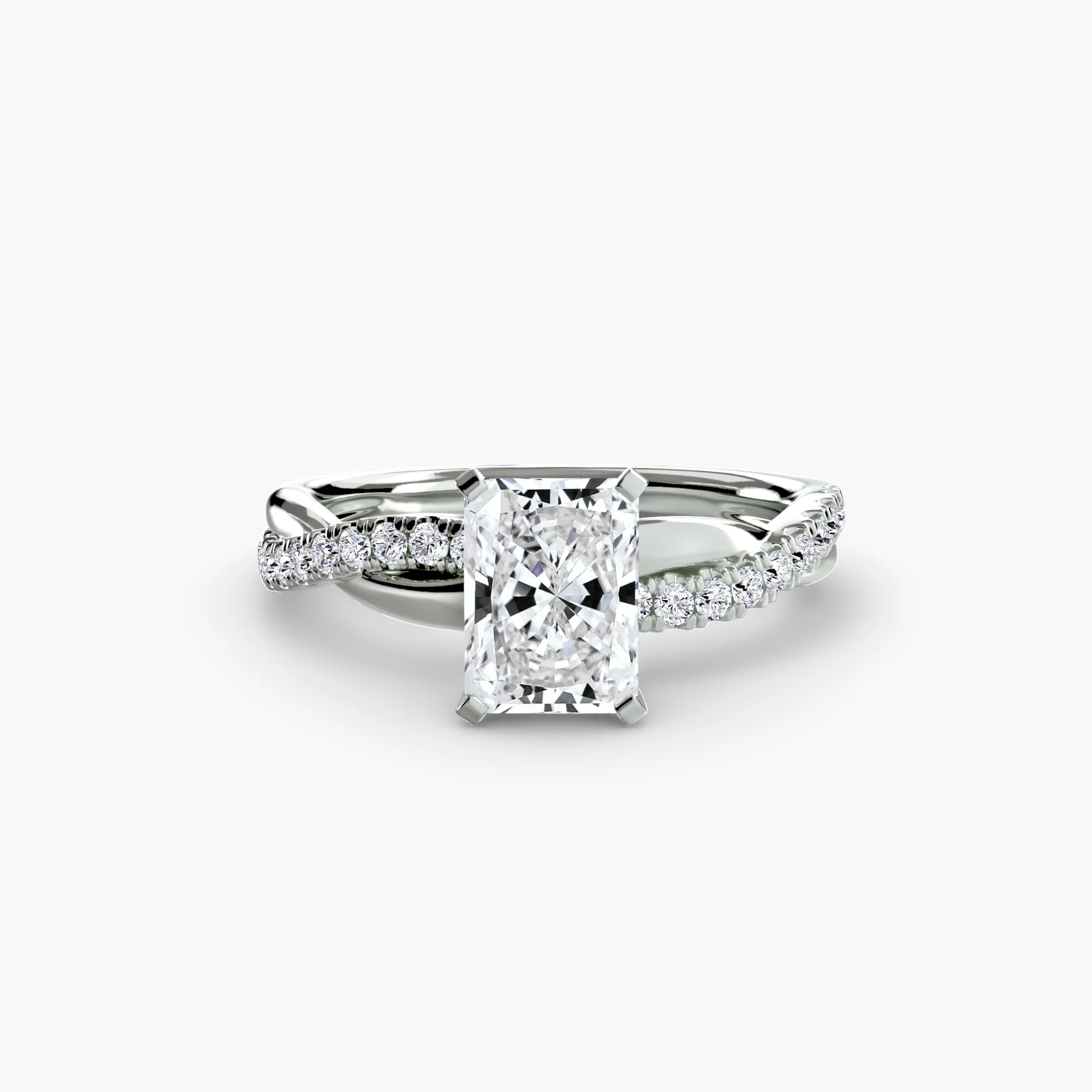 The Emerald Twist Pavé Ring - Image 35