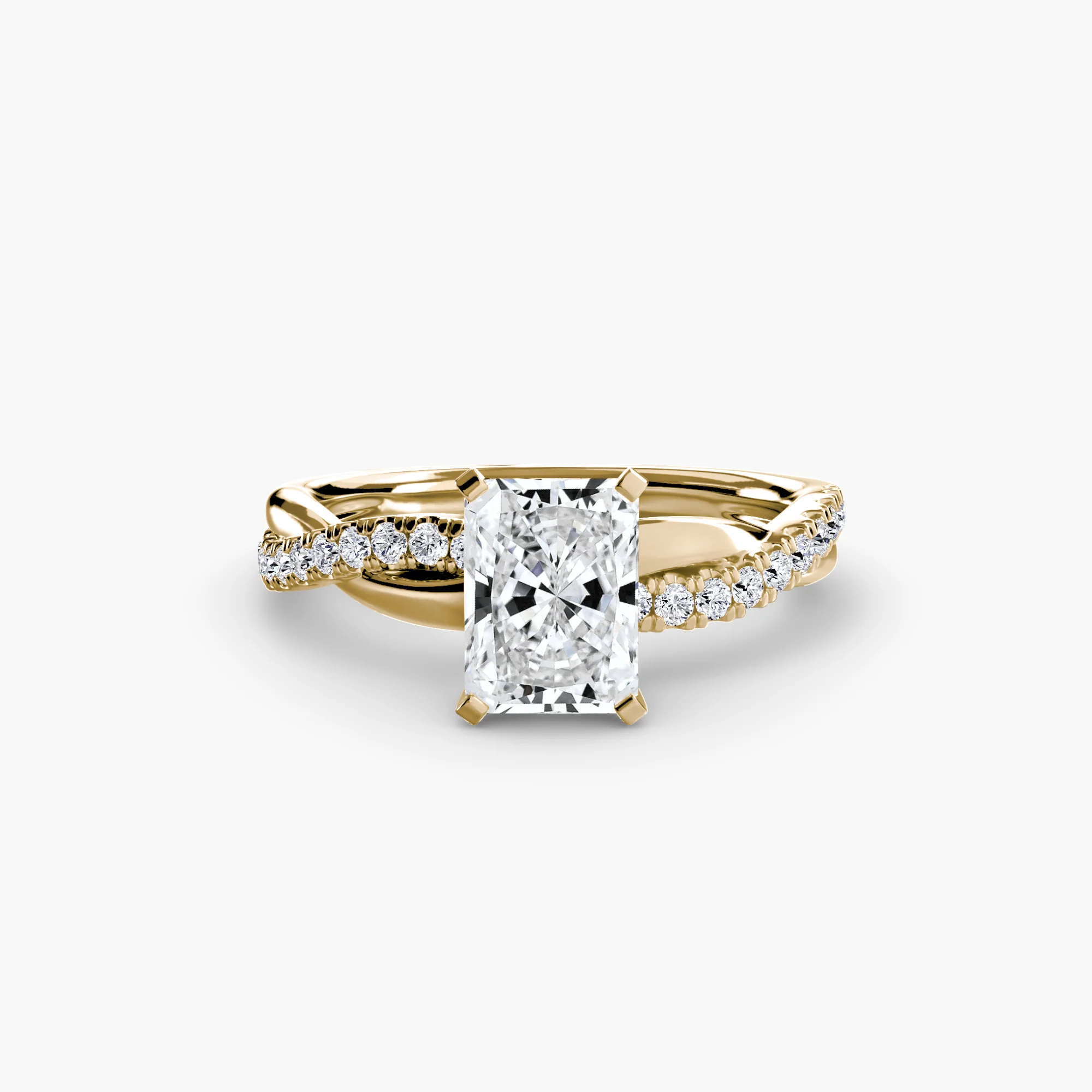 The Emerald Twist Pavé Ring - Image 44