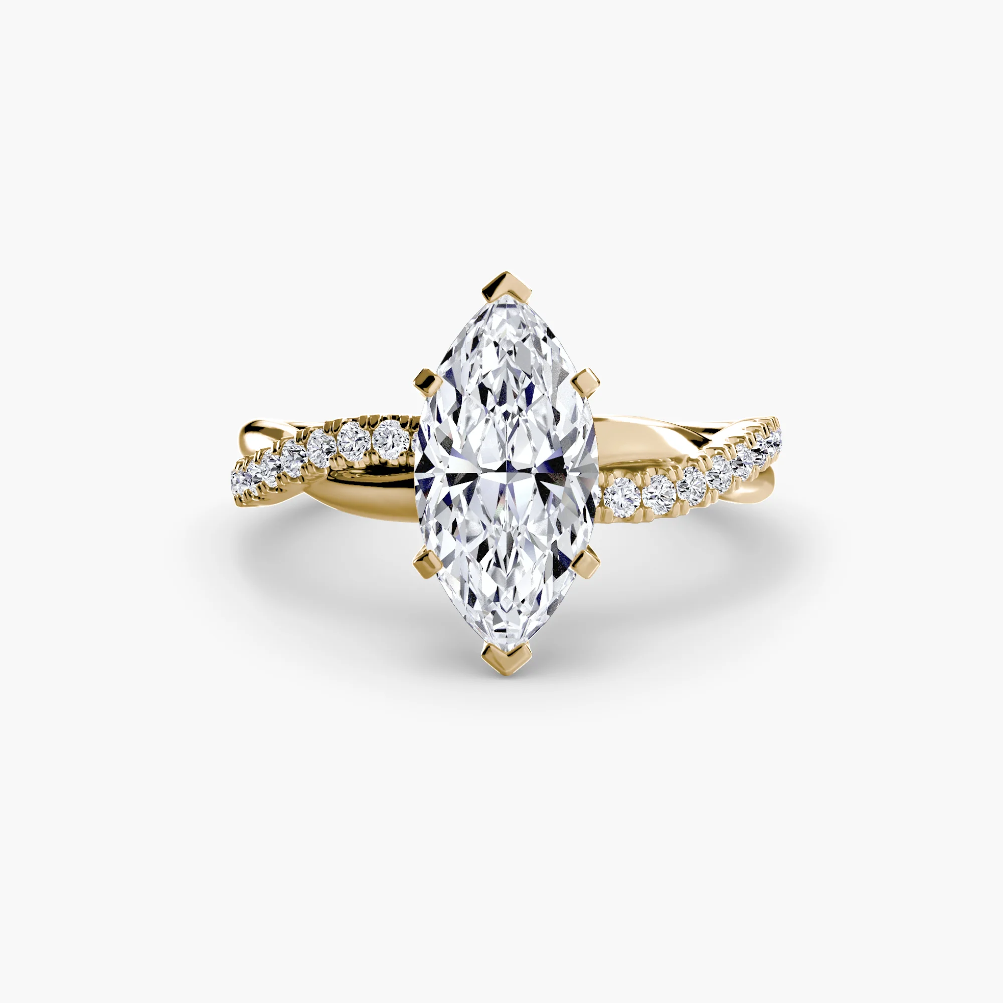 The Emerald Twist Pavé Ring - Image 46