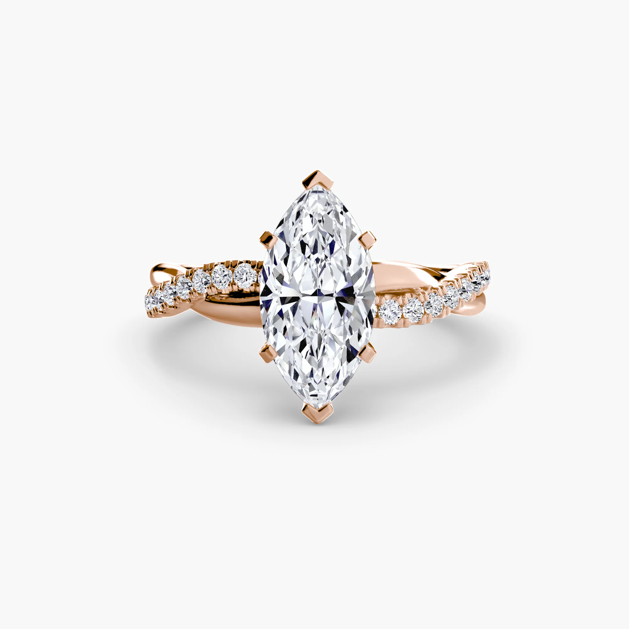 The Emerald Twist Pavé Ring - Image 55
