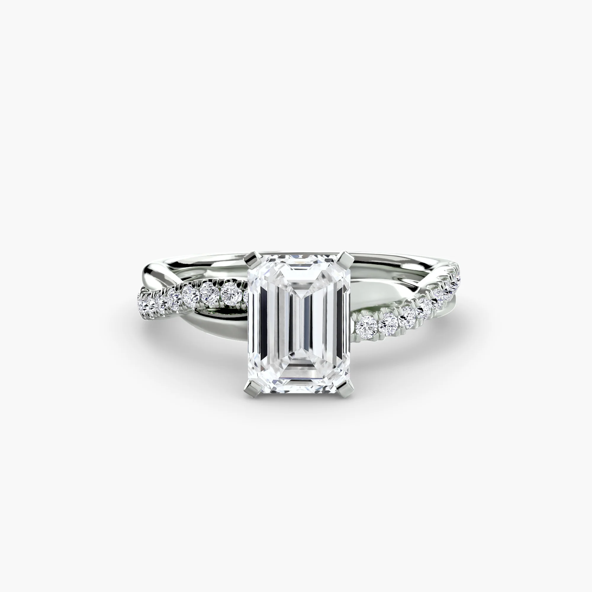 The Emerald Twist Pavé Ring - Image 60