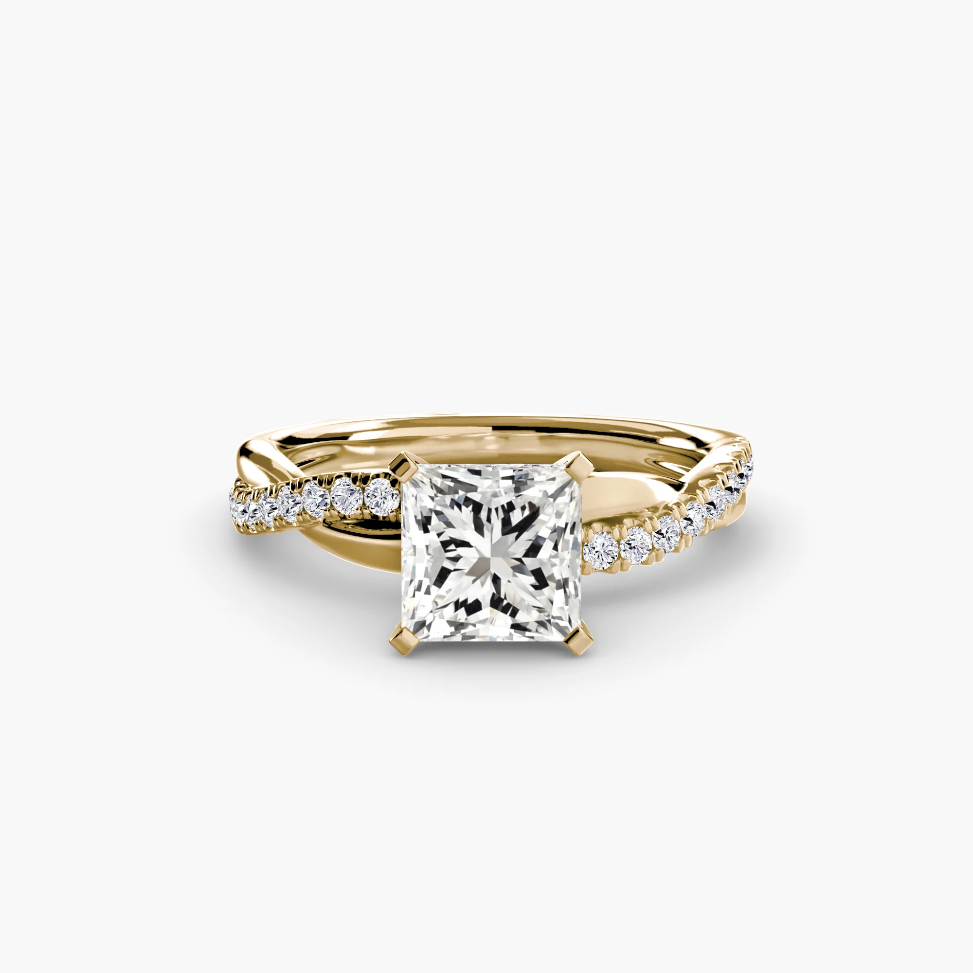 The Emerald Twist Pavé Ring - Image 65