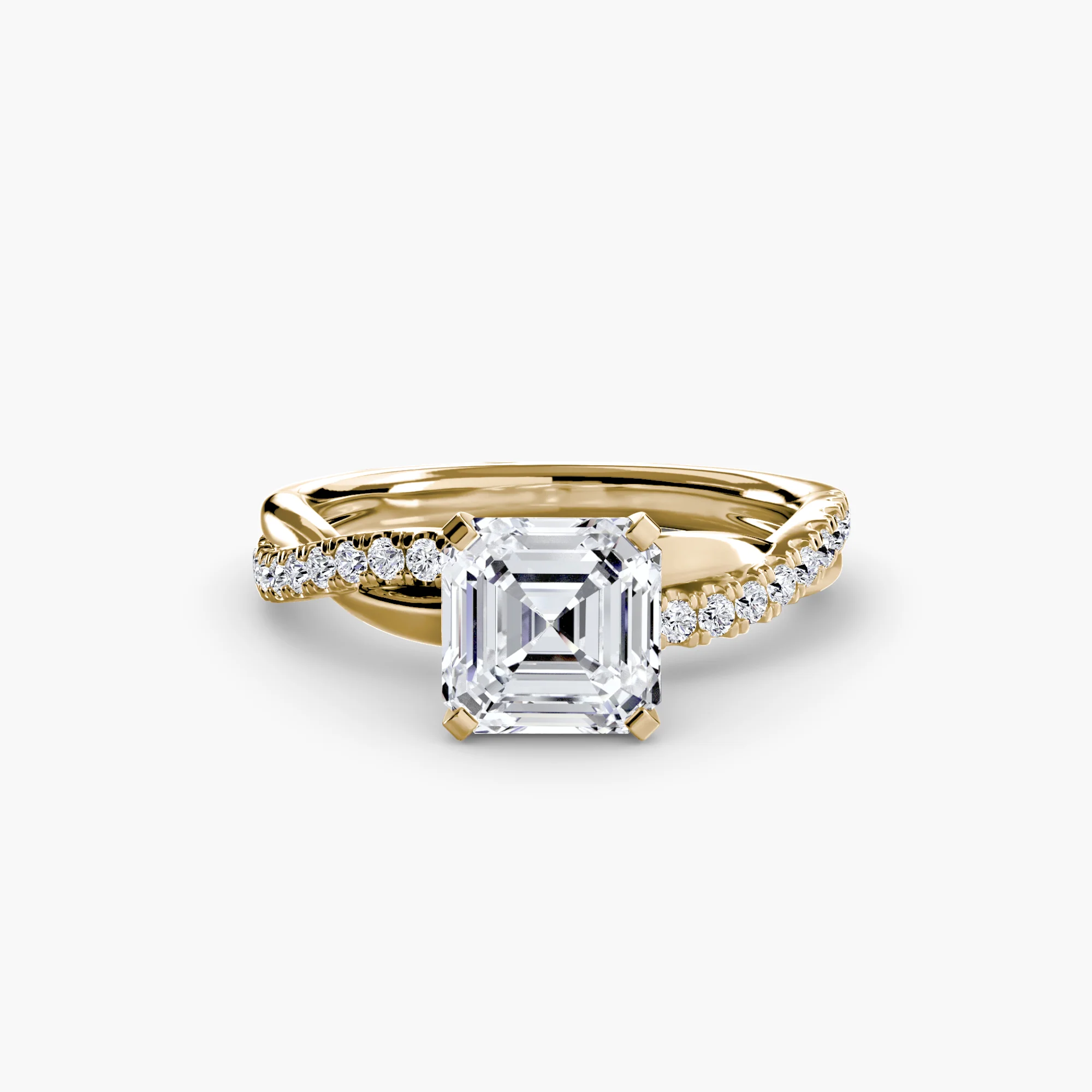The Emerald Twist Pavé Ring - Image 72