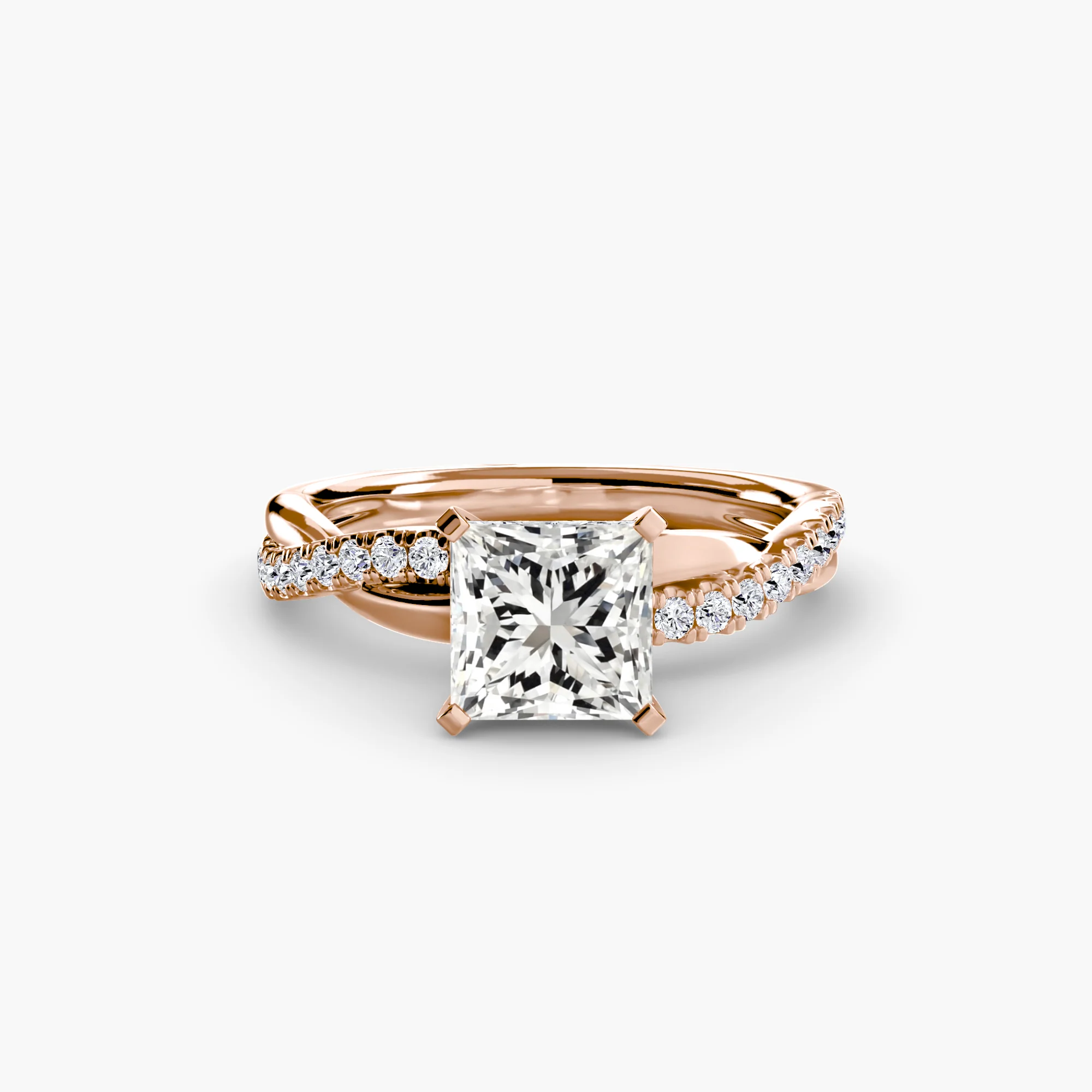 The Emerald Twist Pavé Ring - Image 74