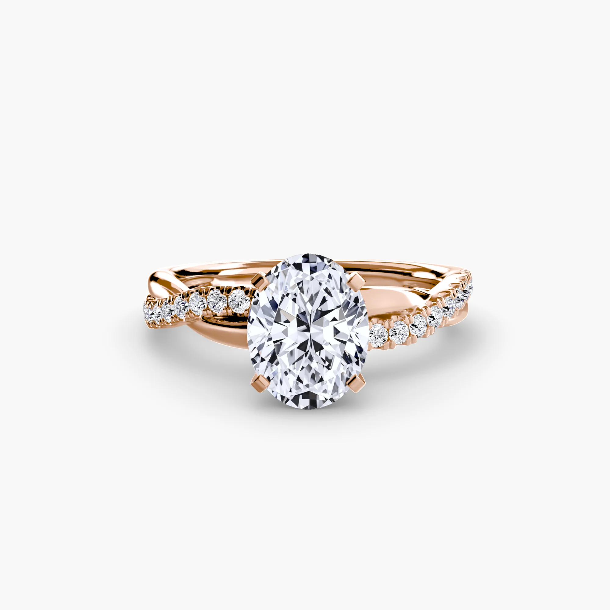 The Emerald Twist Pavé Ring - Image 76