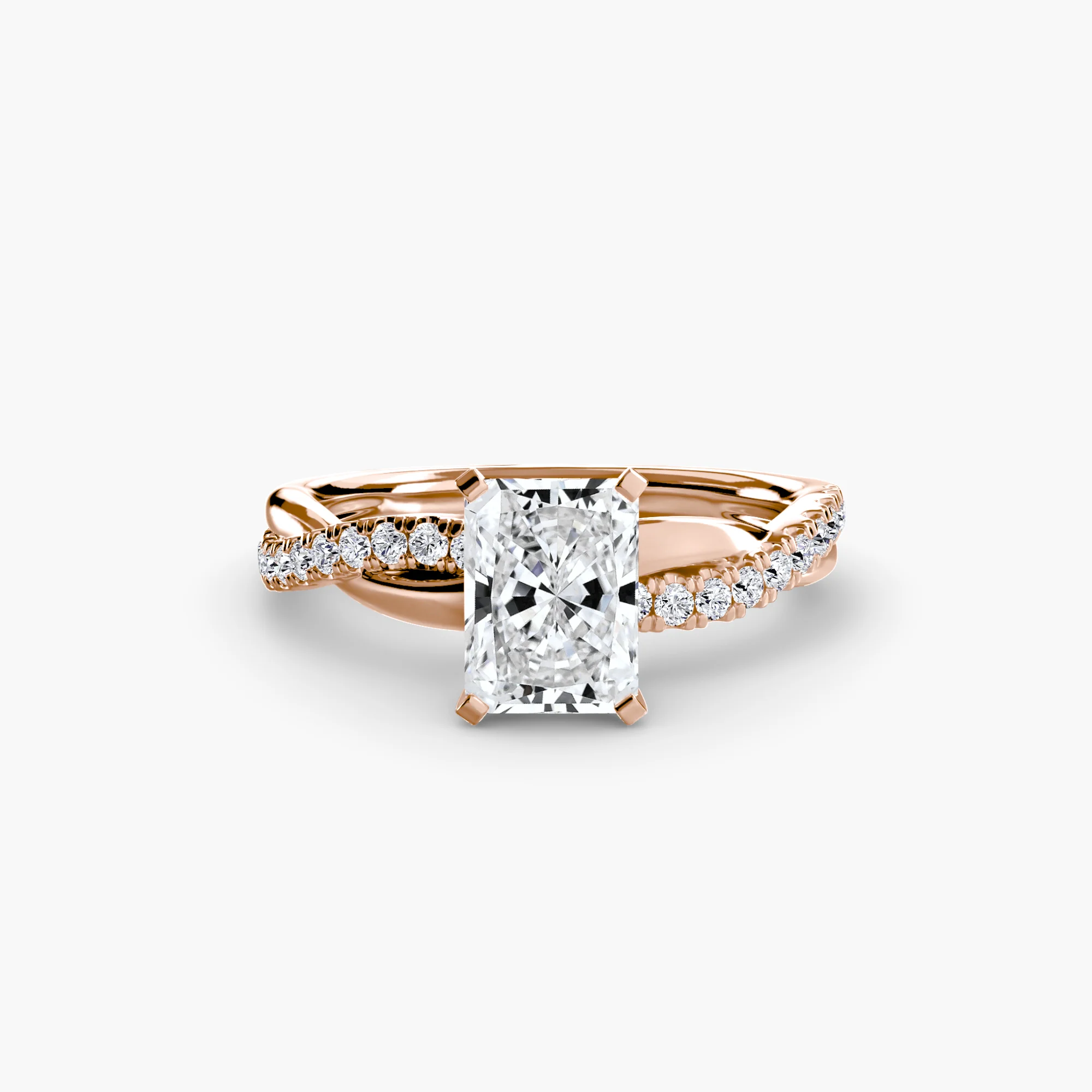 The Emerald Twist Pavé Ring - Image 80