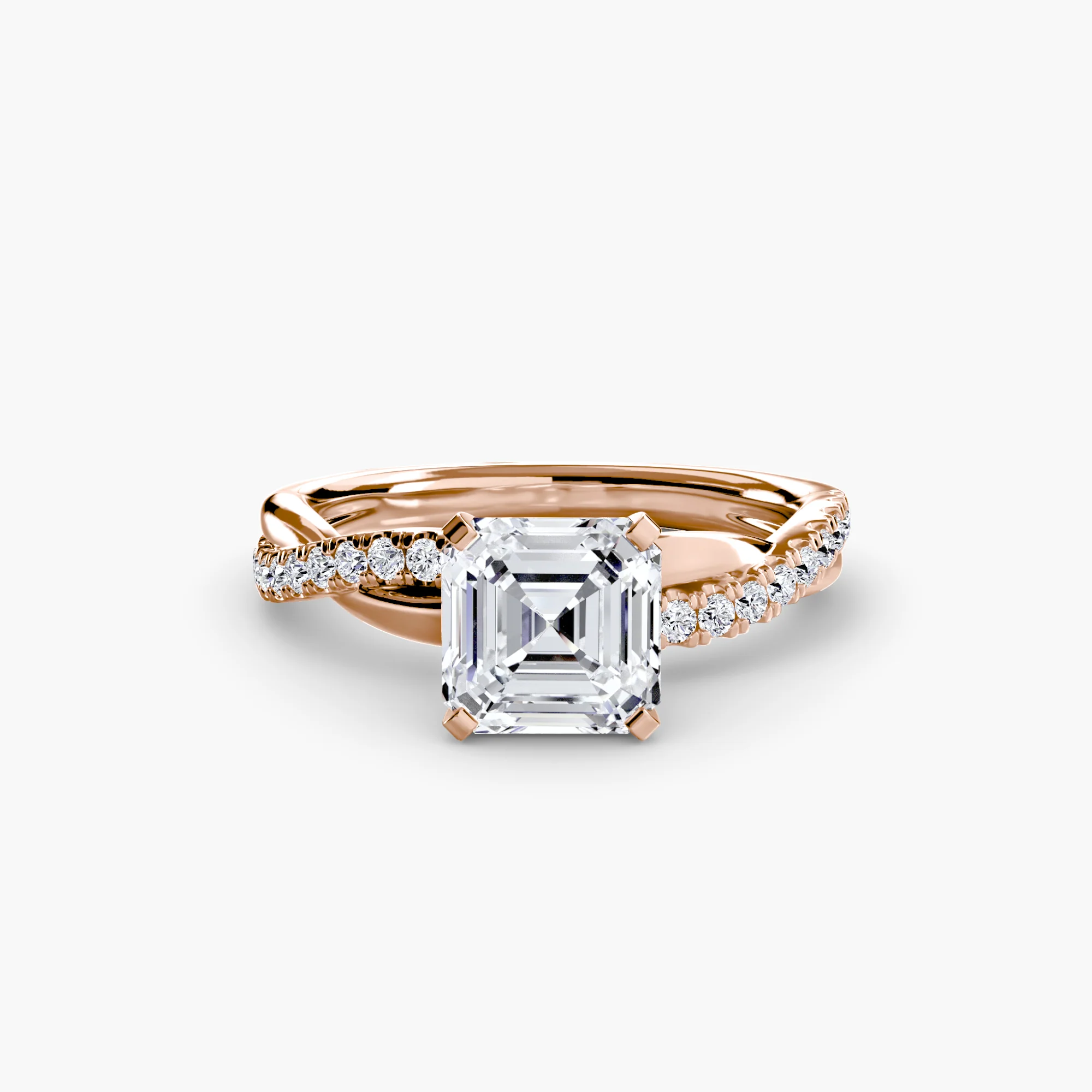 The Emerald Twist Pavé Ring - Image 81