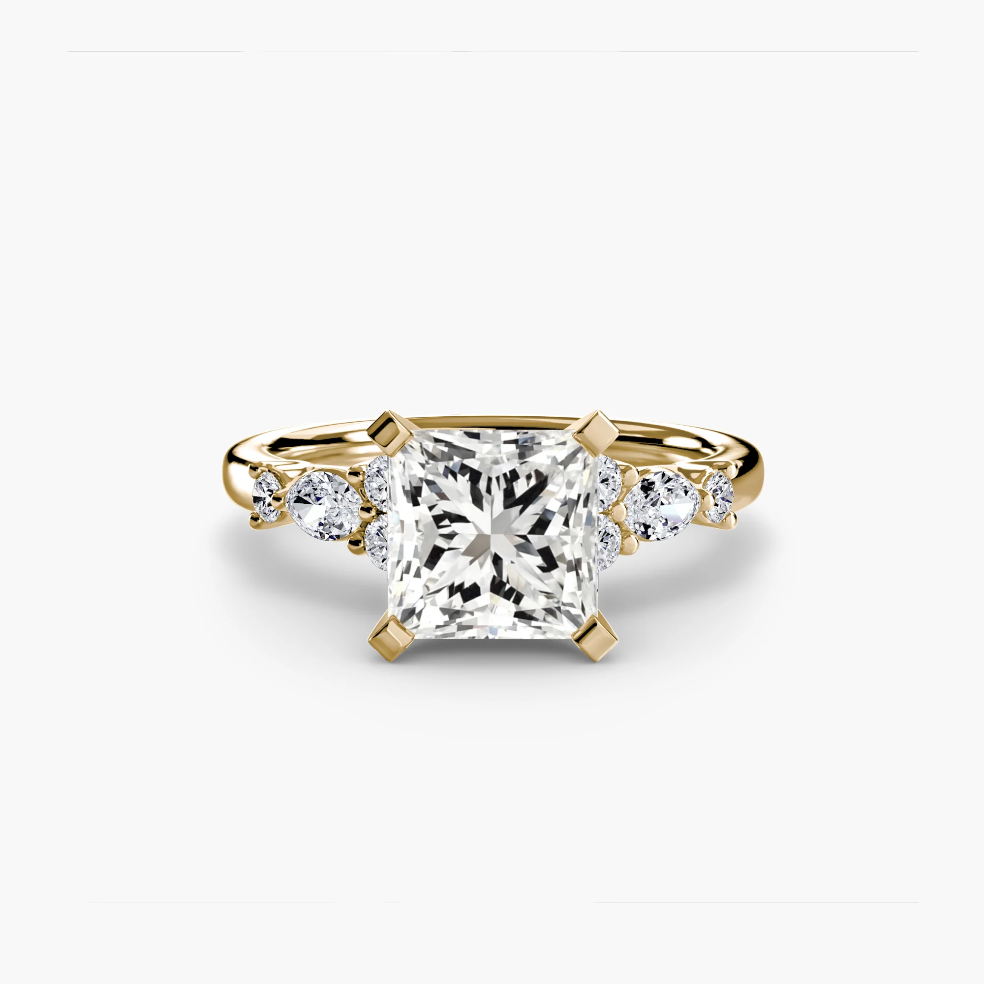 The Floral Accent Solitaire - Image 13