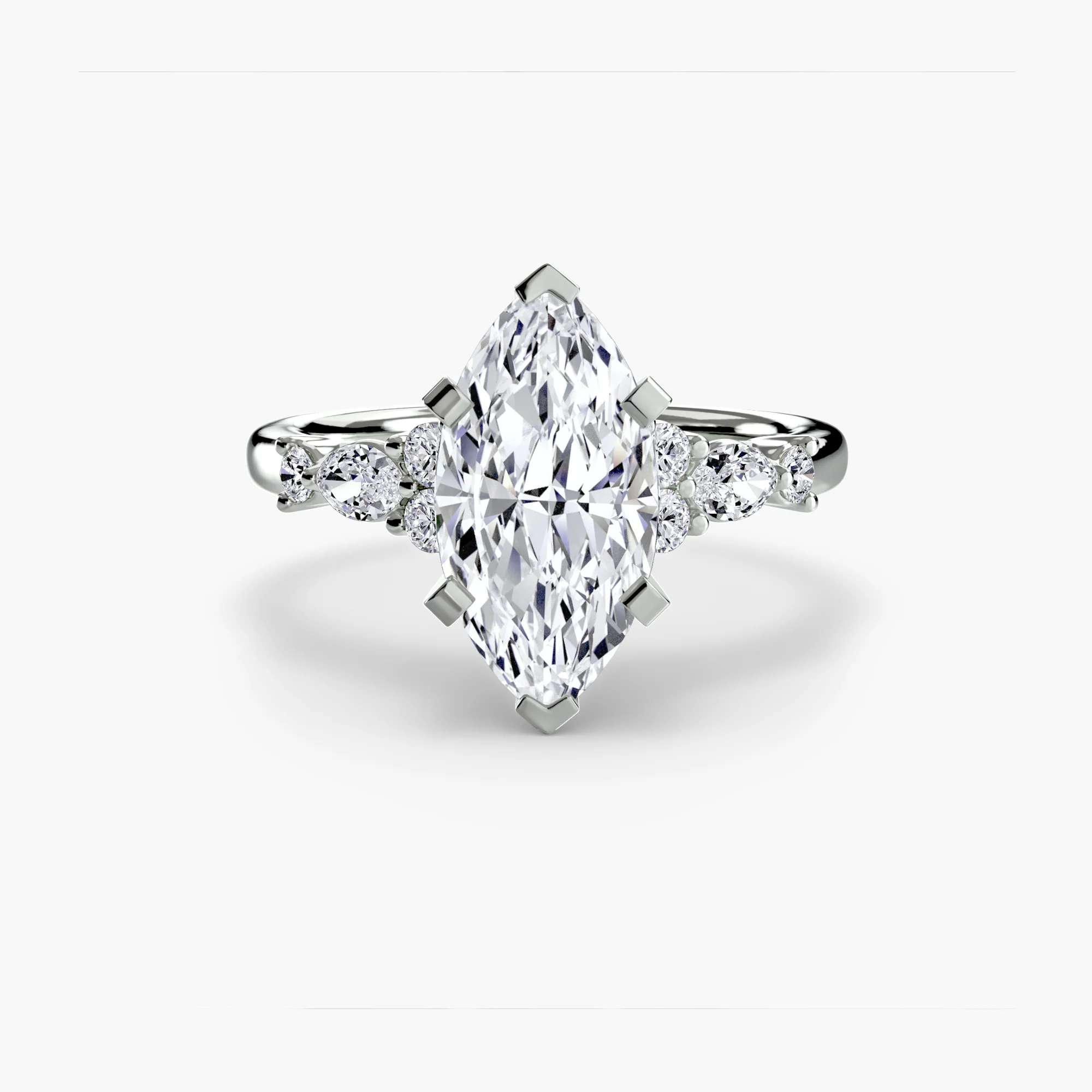 The Floral Accent Solitaire - Image 41