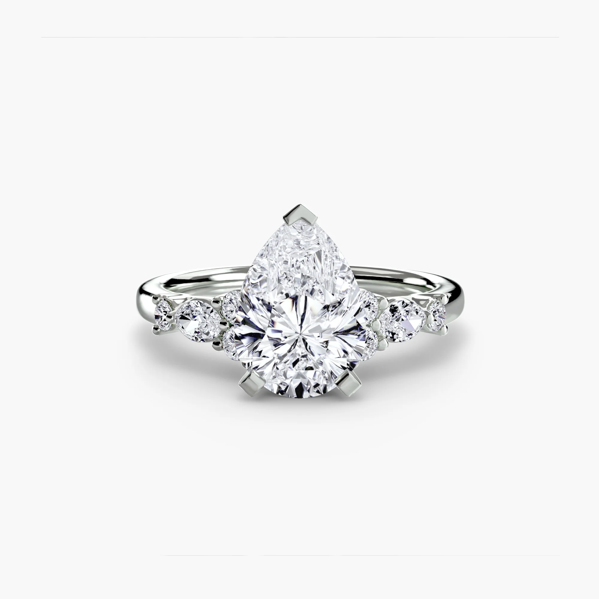 The Floral Accent Solitaire - Image 6