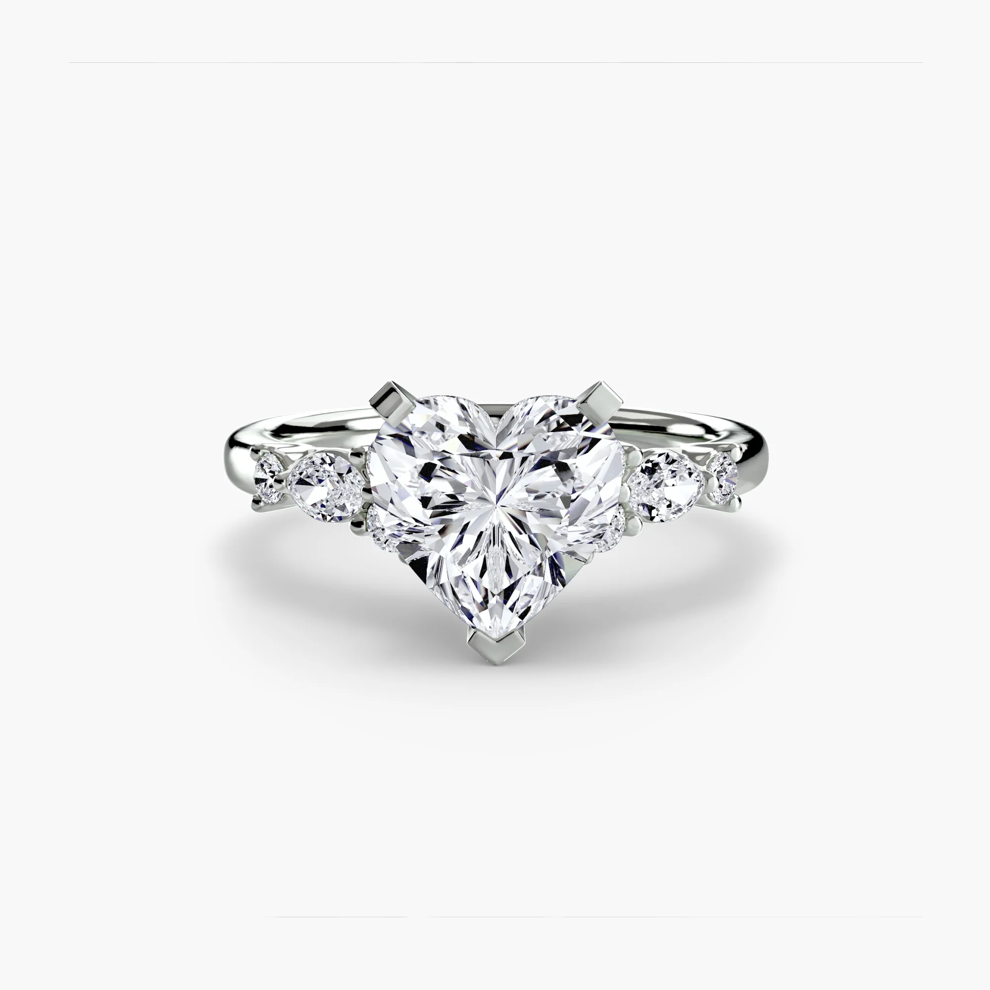 The Floral Accent Solitaire - Image 8