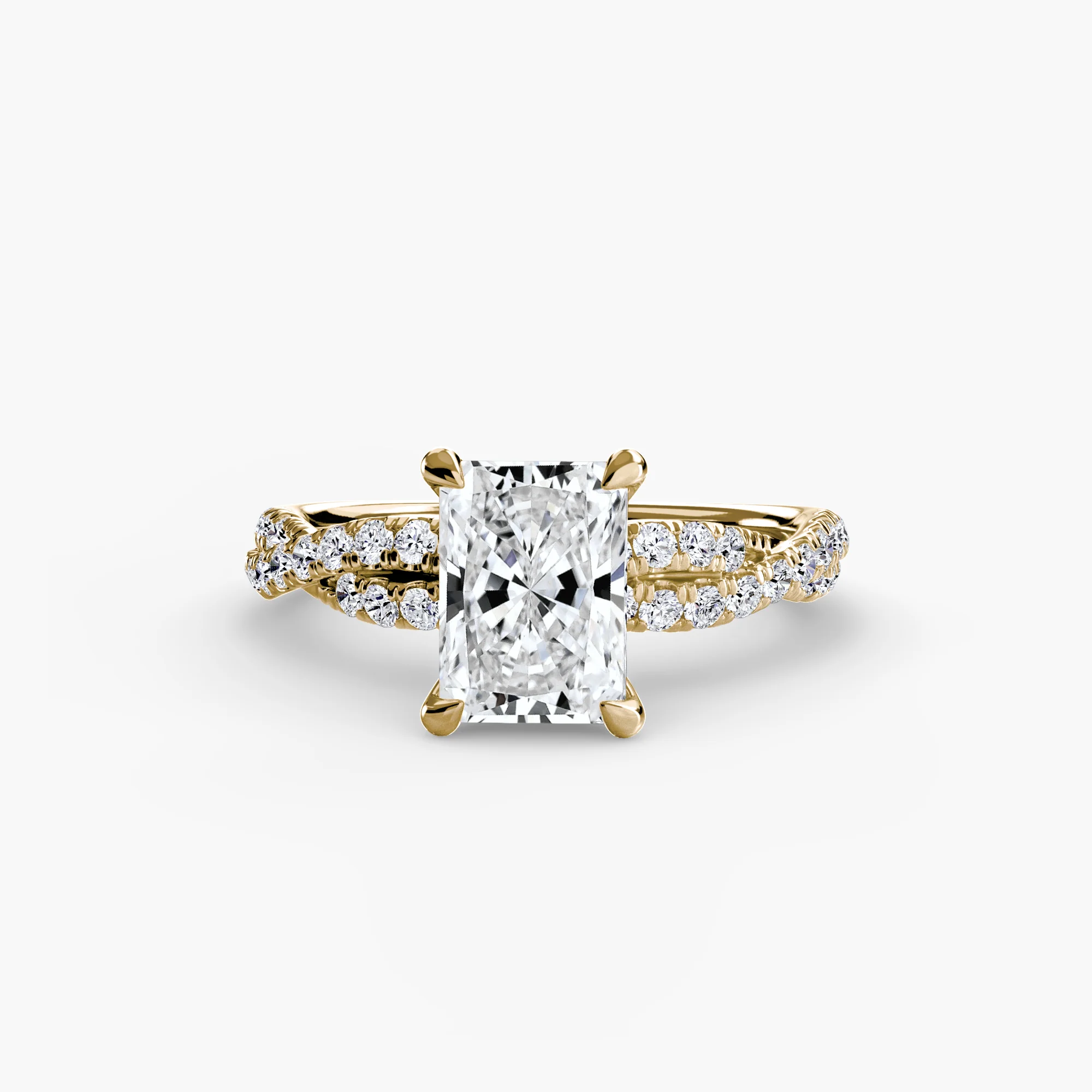 The Twisted Pavé Solitaire - Image 19