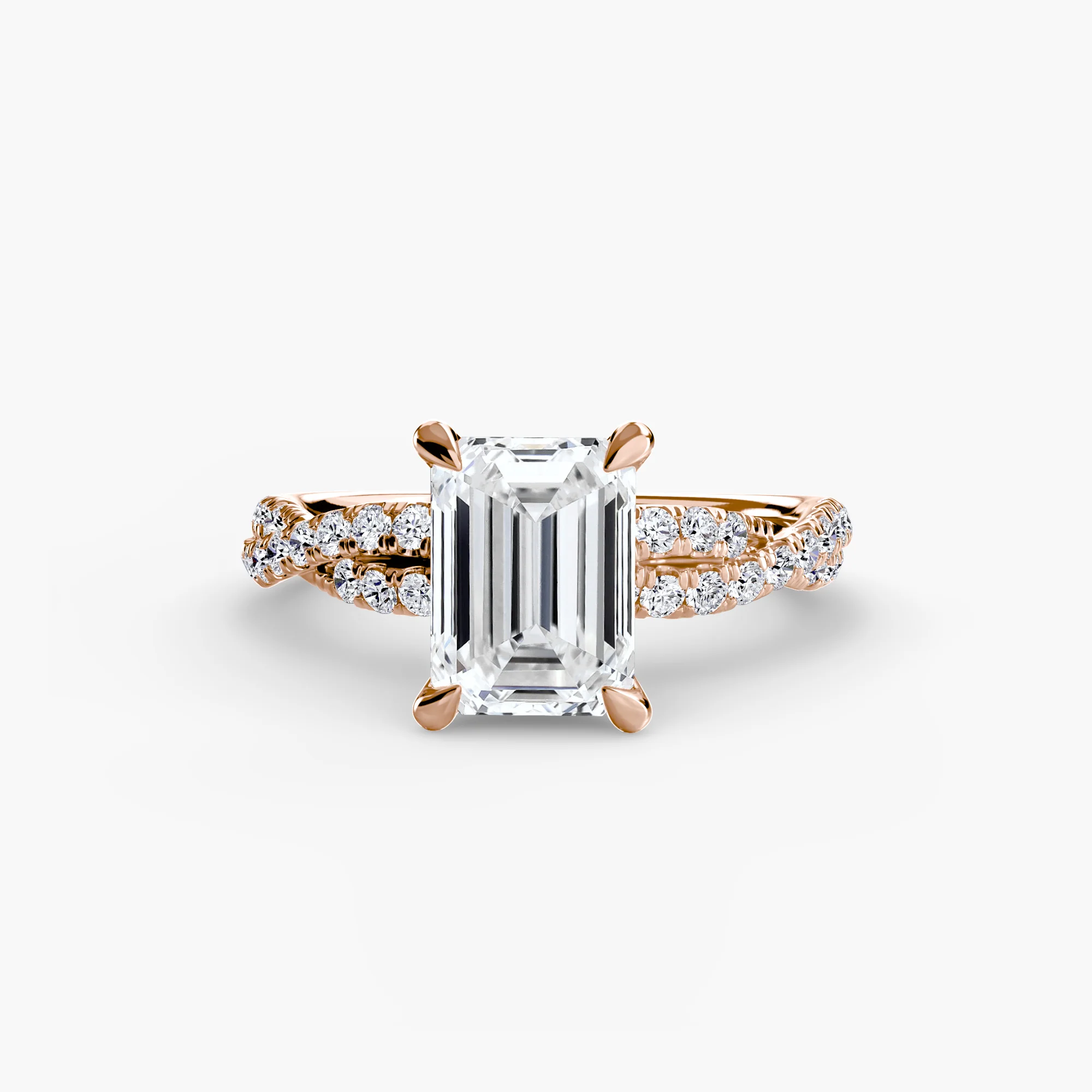 The Twisted Pavé Solitaire - Image 27