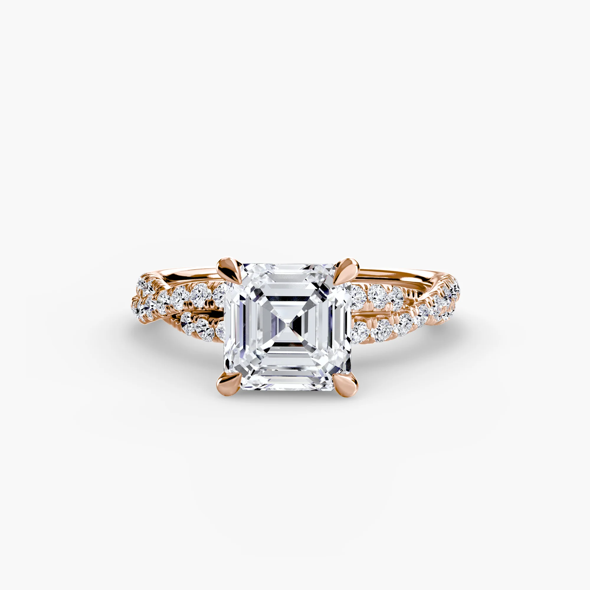 The Twisted Pavé Solitaire - Image 30