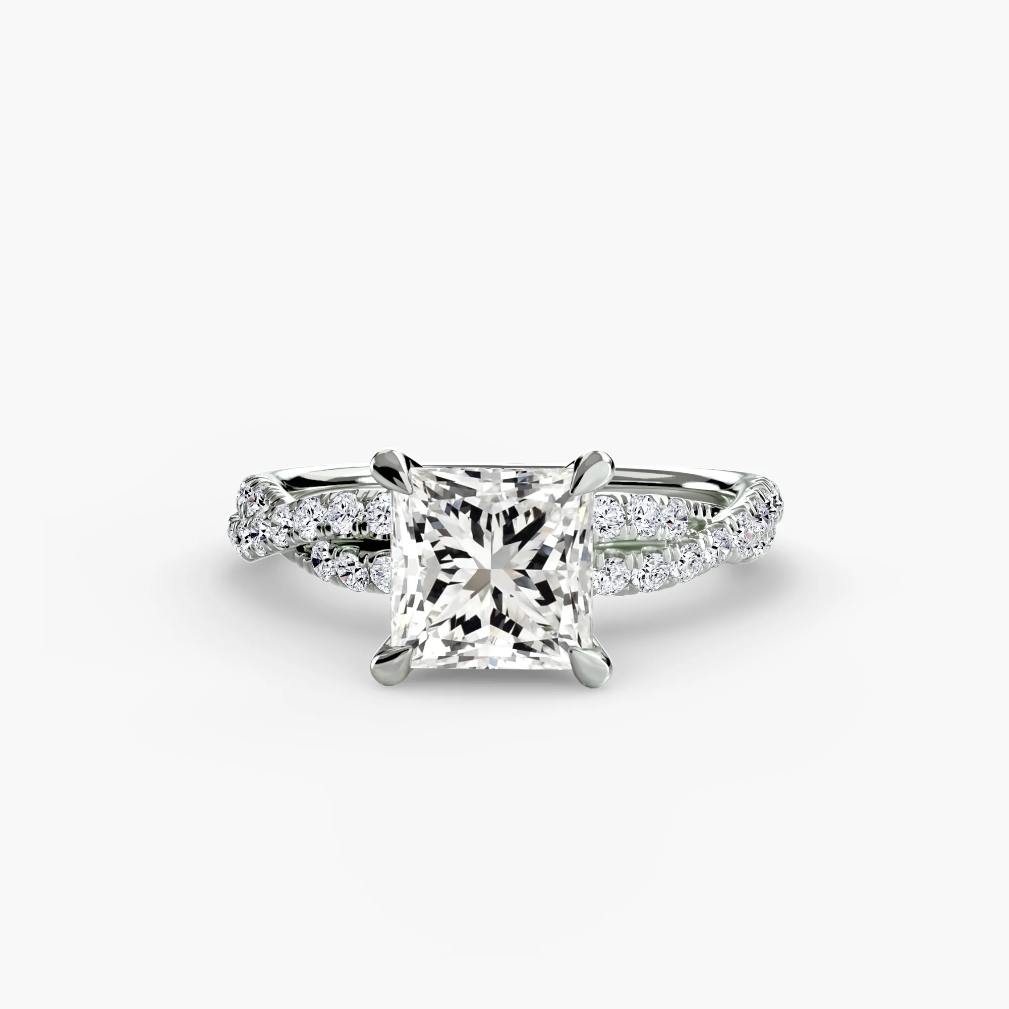 The Twisted Pavé Solitaire - Image 33