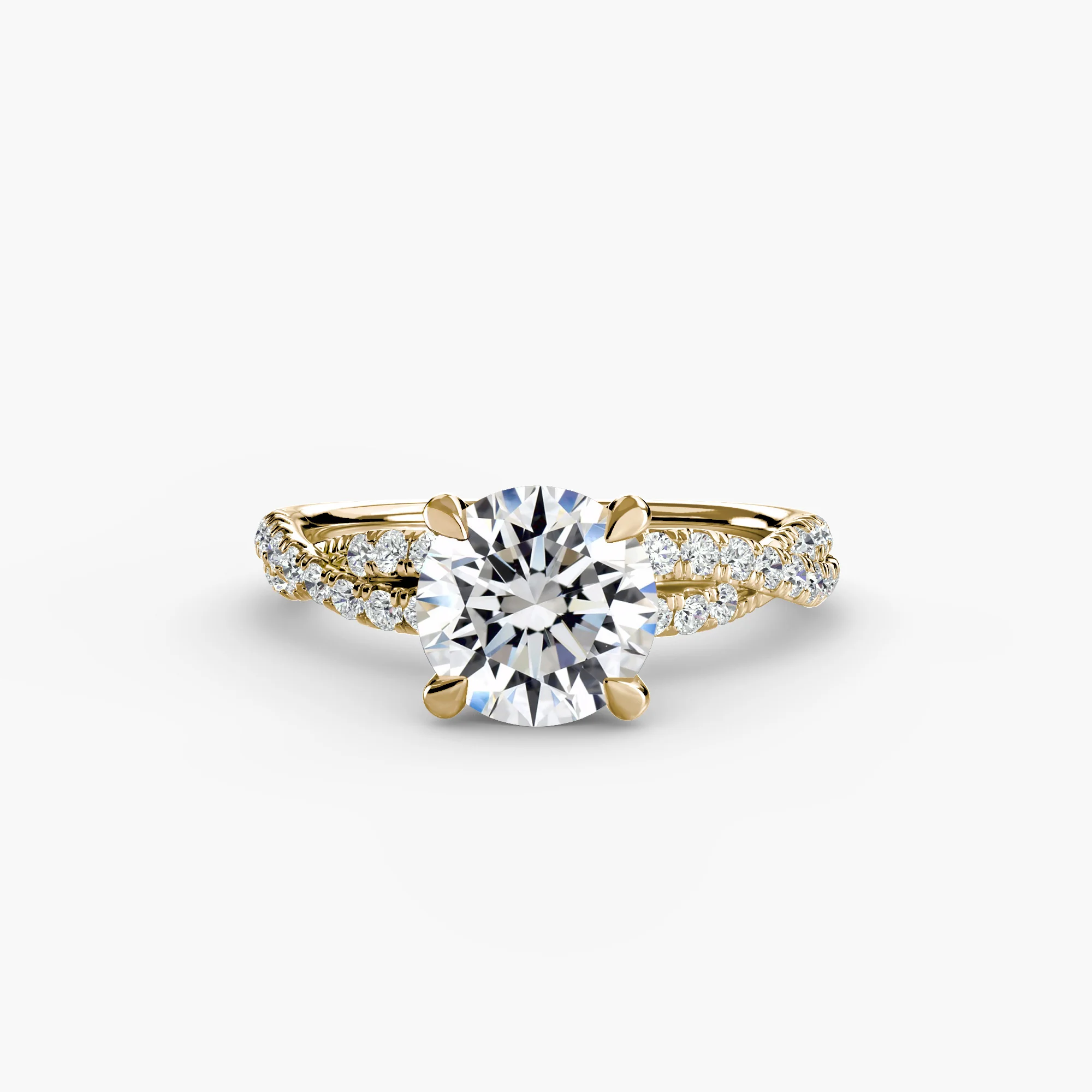 The Twisted Pavé Solitaire - Image 42
