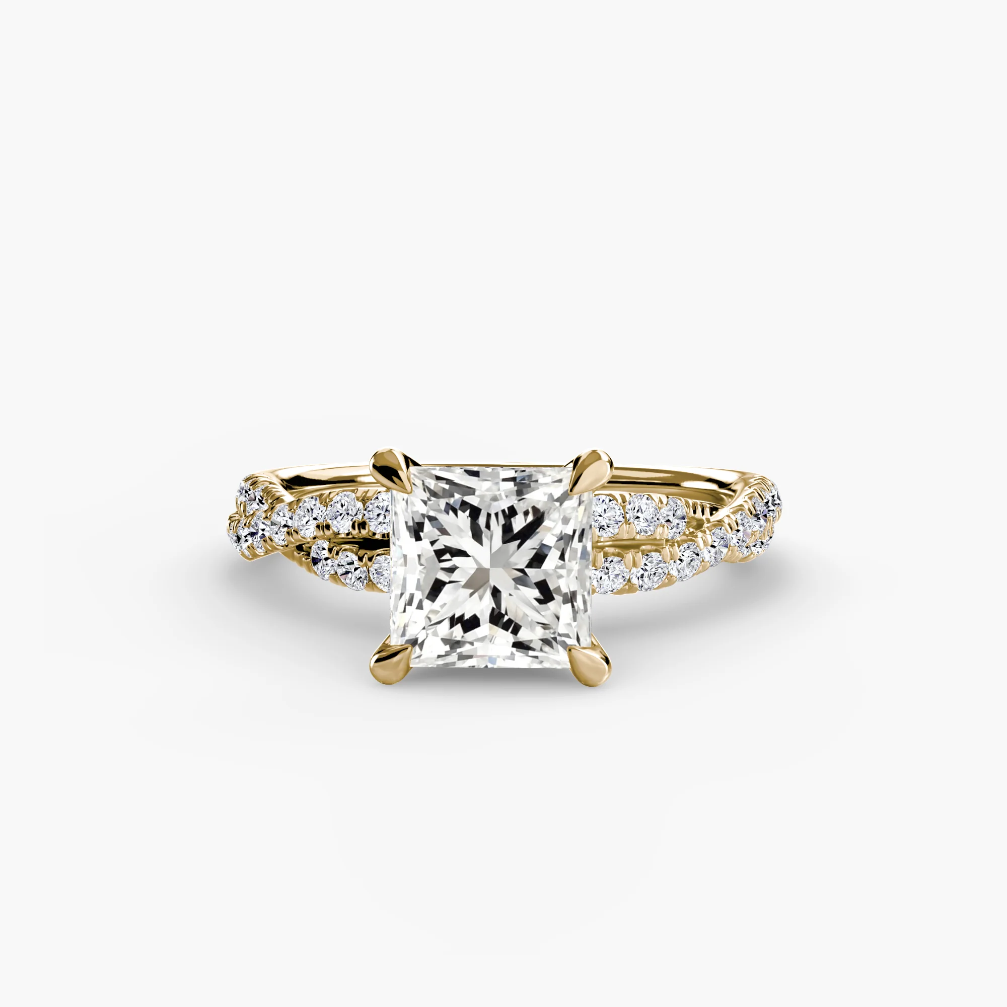 The Twisted Pavé Solitaire - Image 43