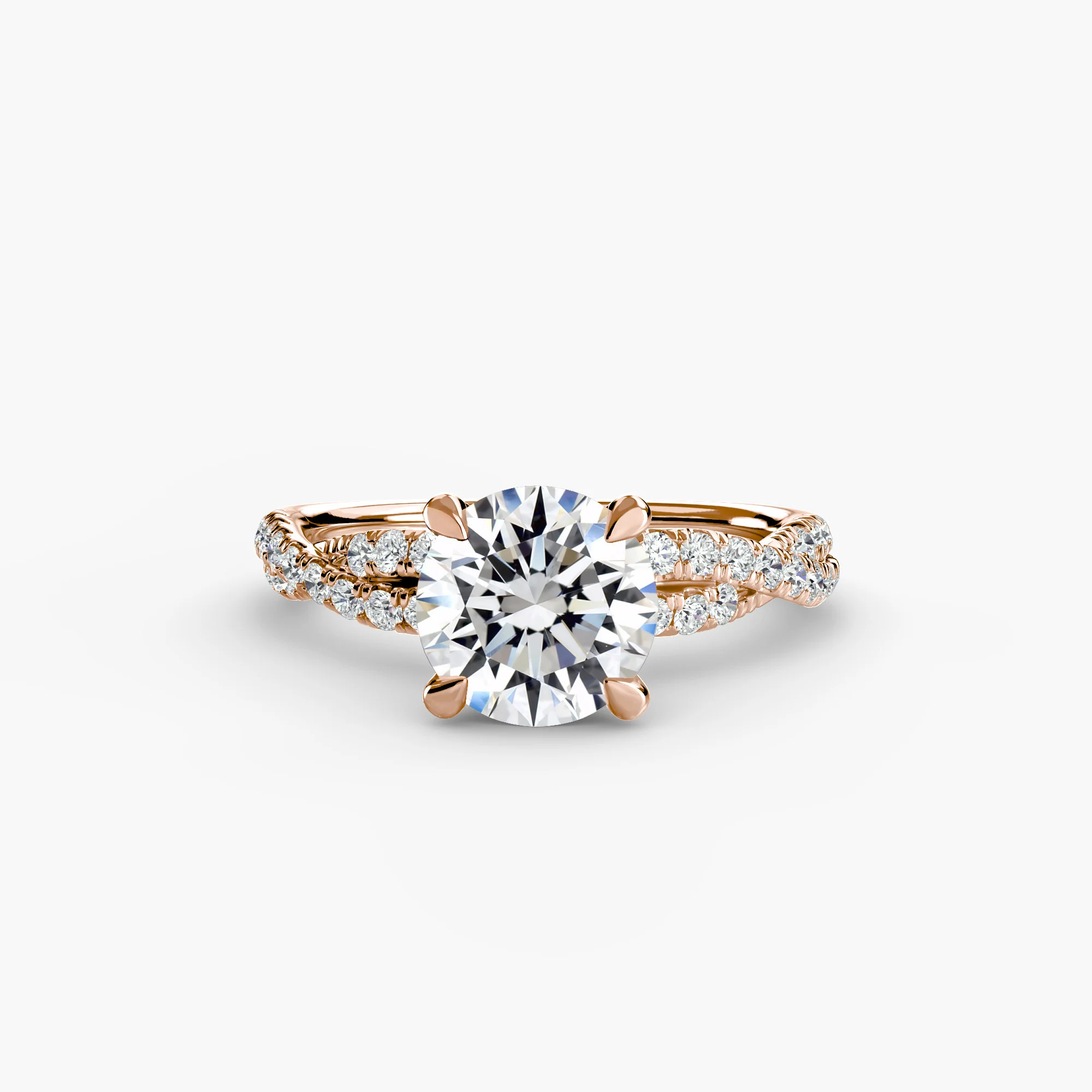 The Twisted Pavé Solitaire - Image 52