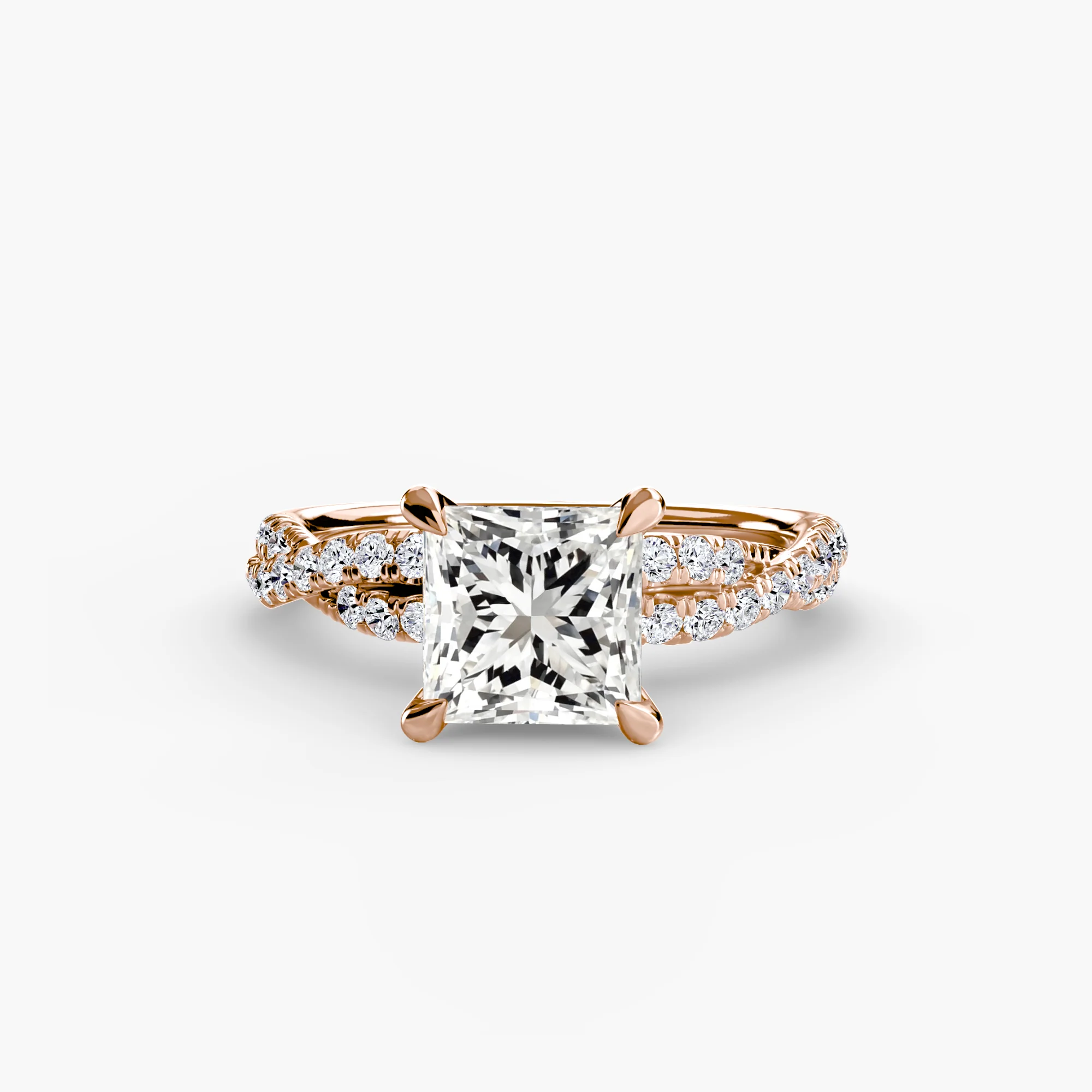 The Twisted Pavé Solitaire - Image 53