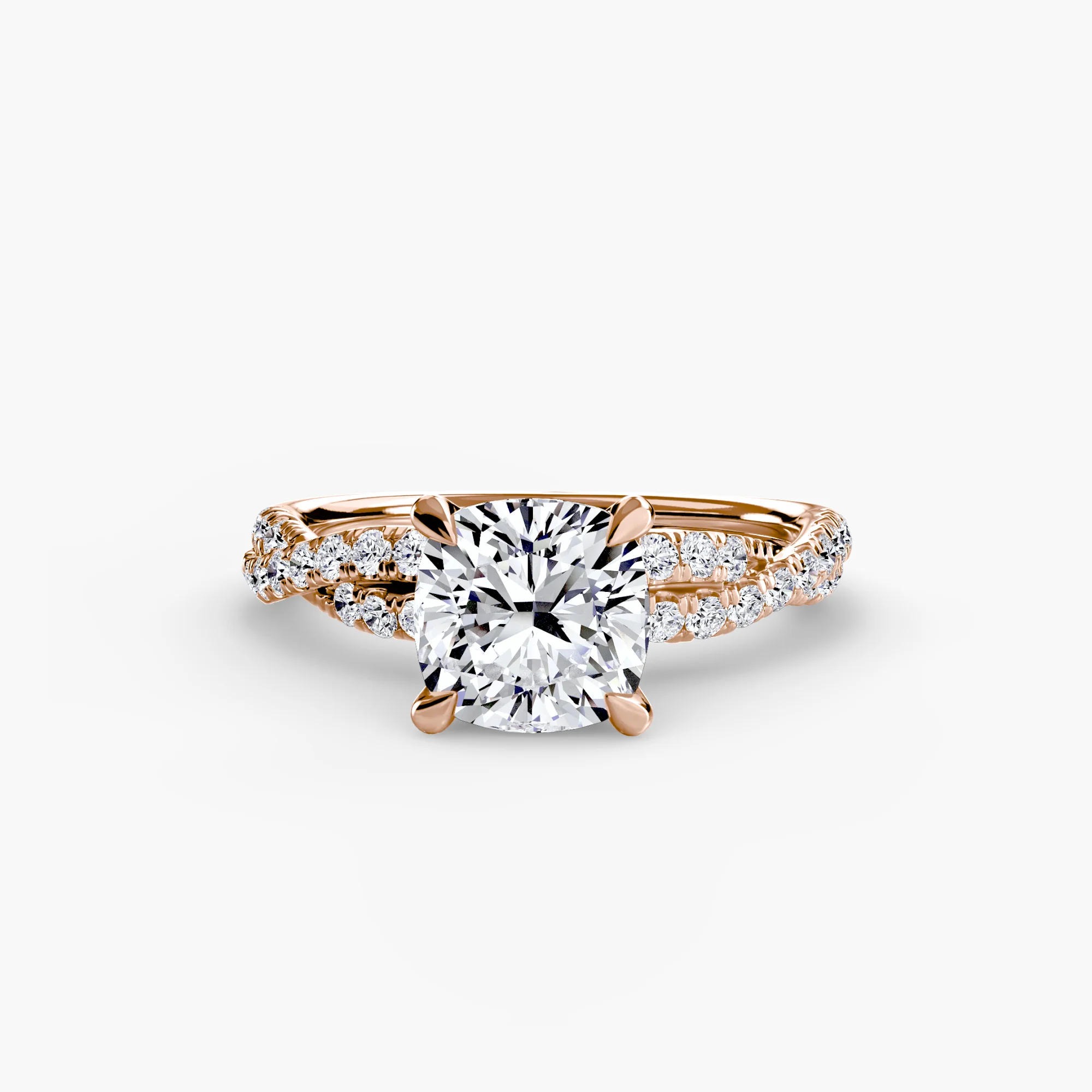 The Twisted Pavé Solitaire - Image 54