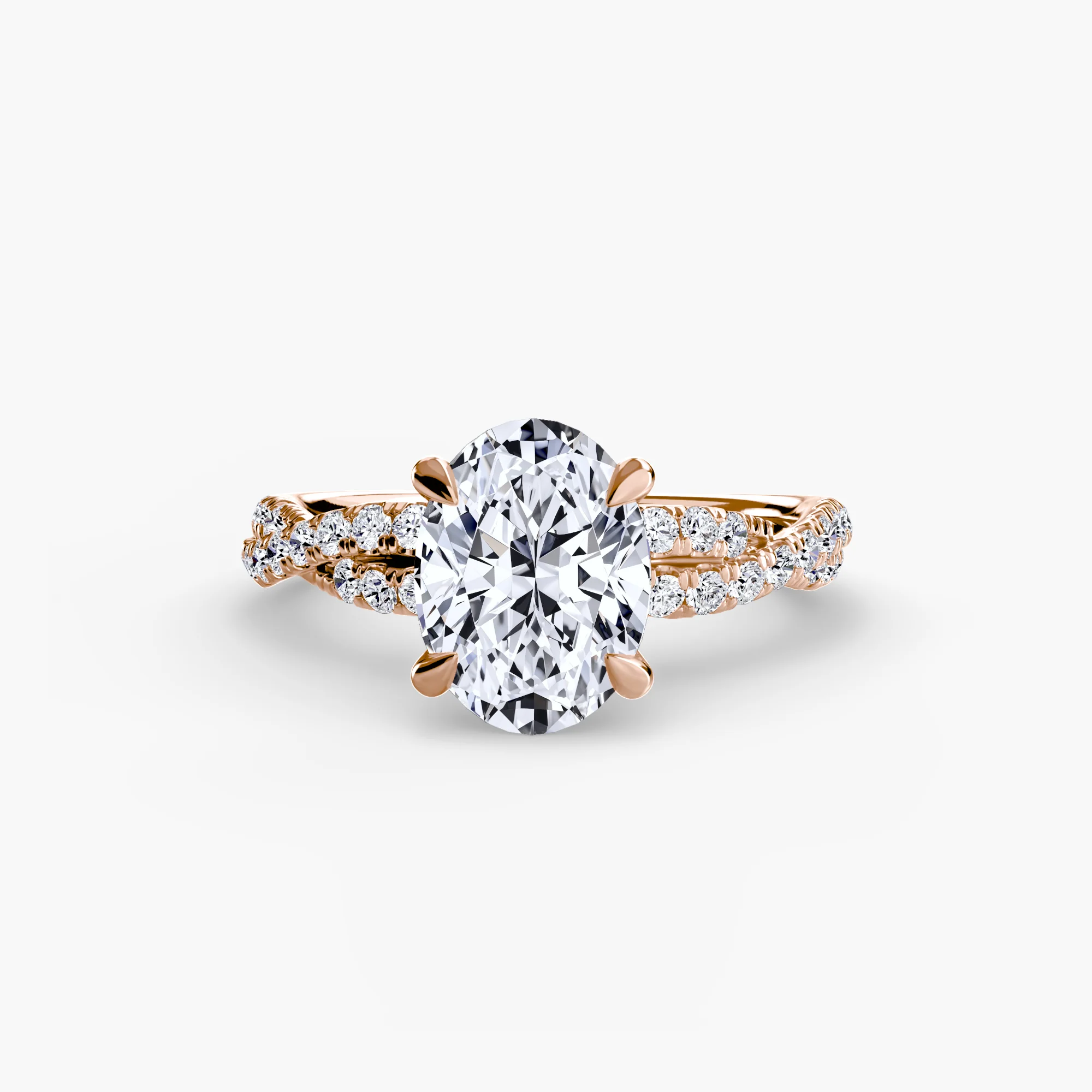 The Twisted Pavé Solitaire - Image 55