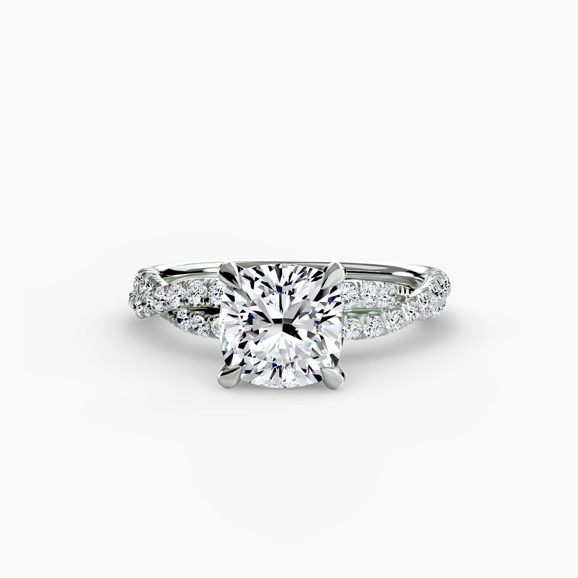 The Twisted Pavé Solitaire - Image 64