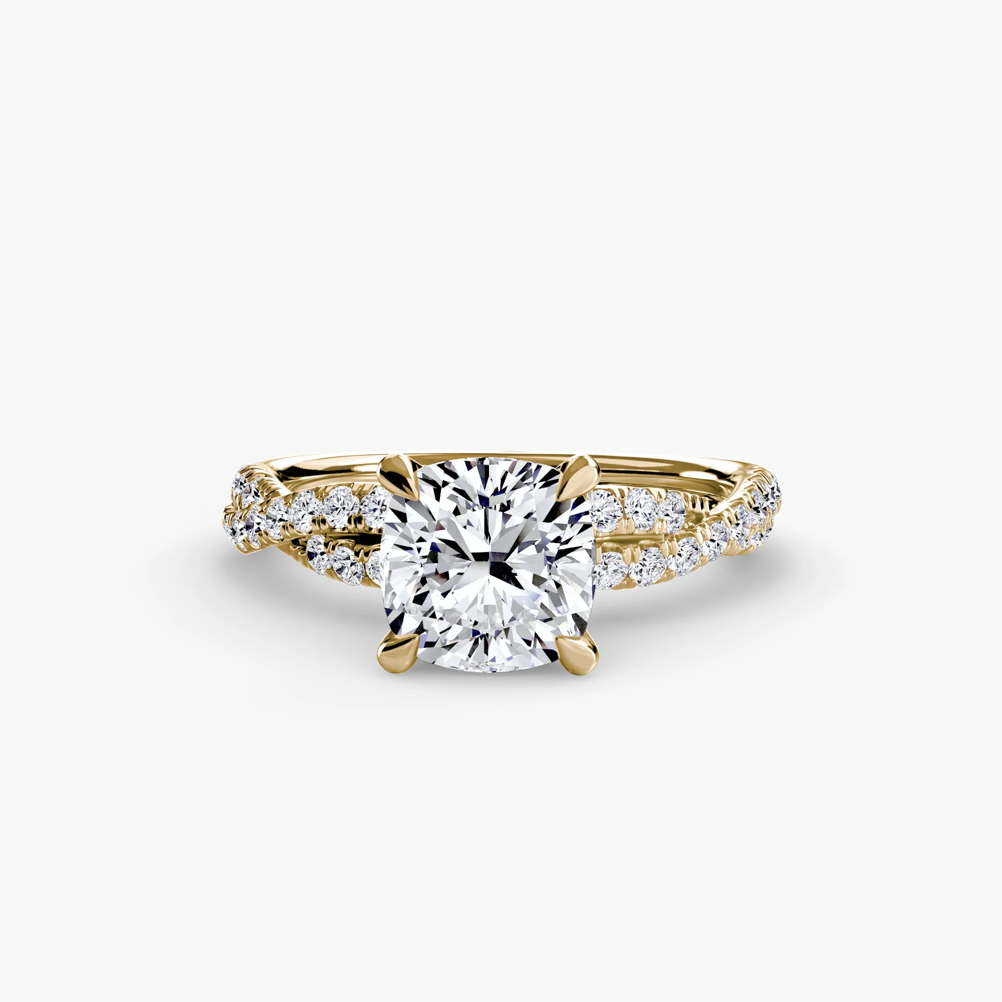 The Twisted Pavé Solitaire - Image 74