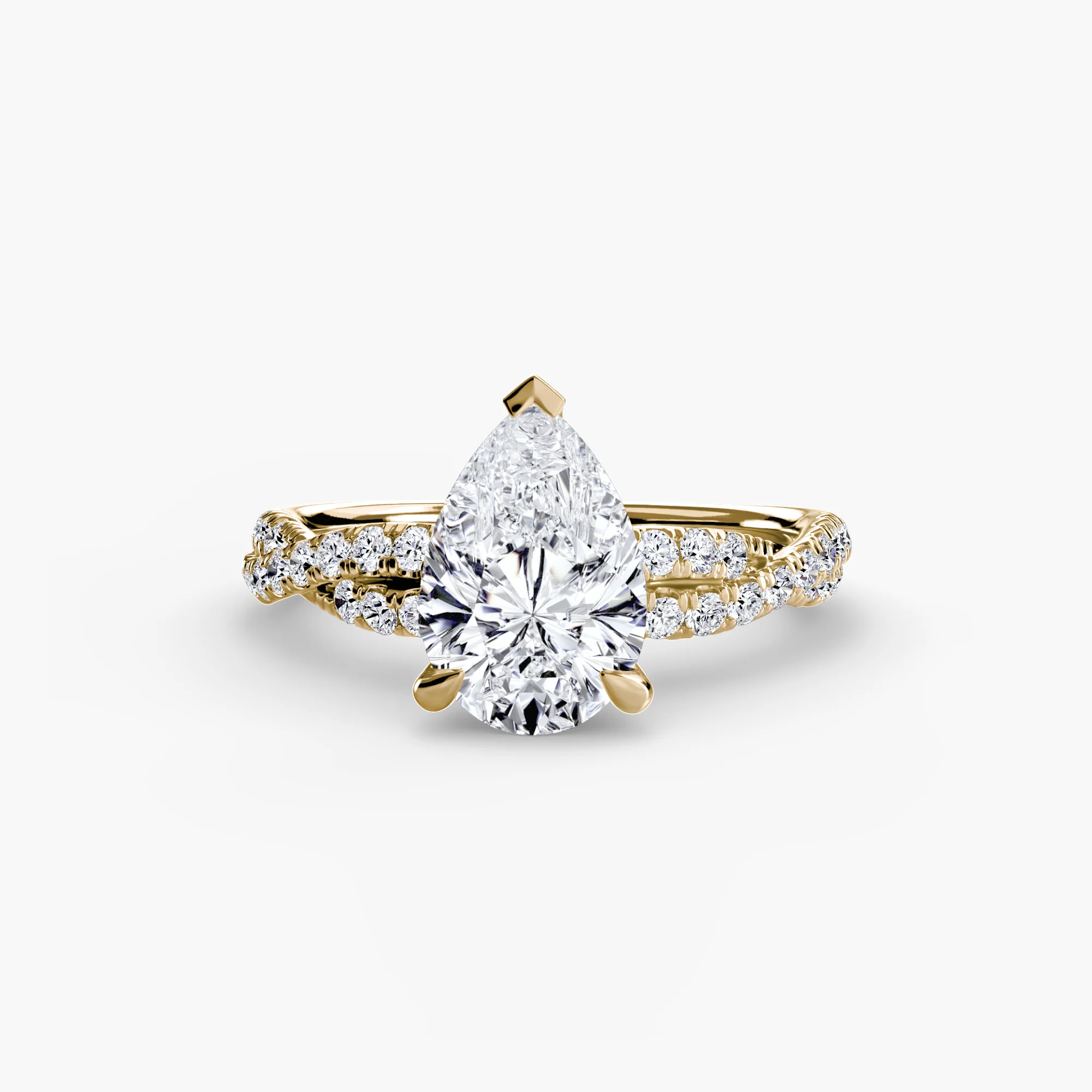 The Twisted Pavé Solitaire - Image 76