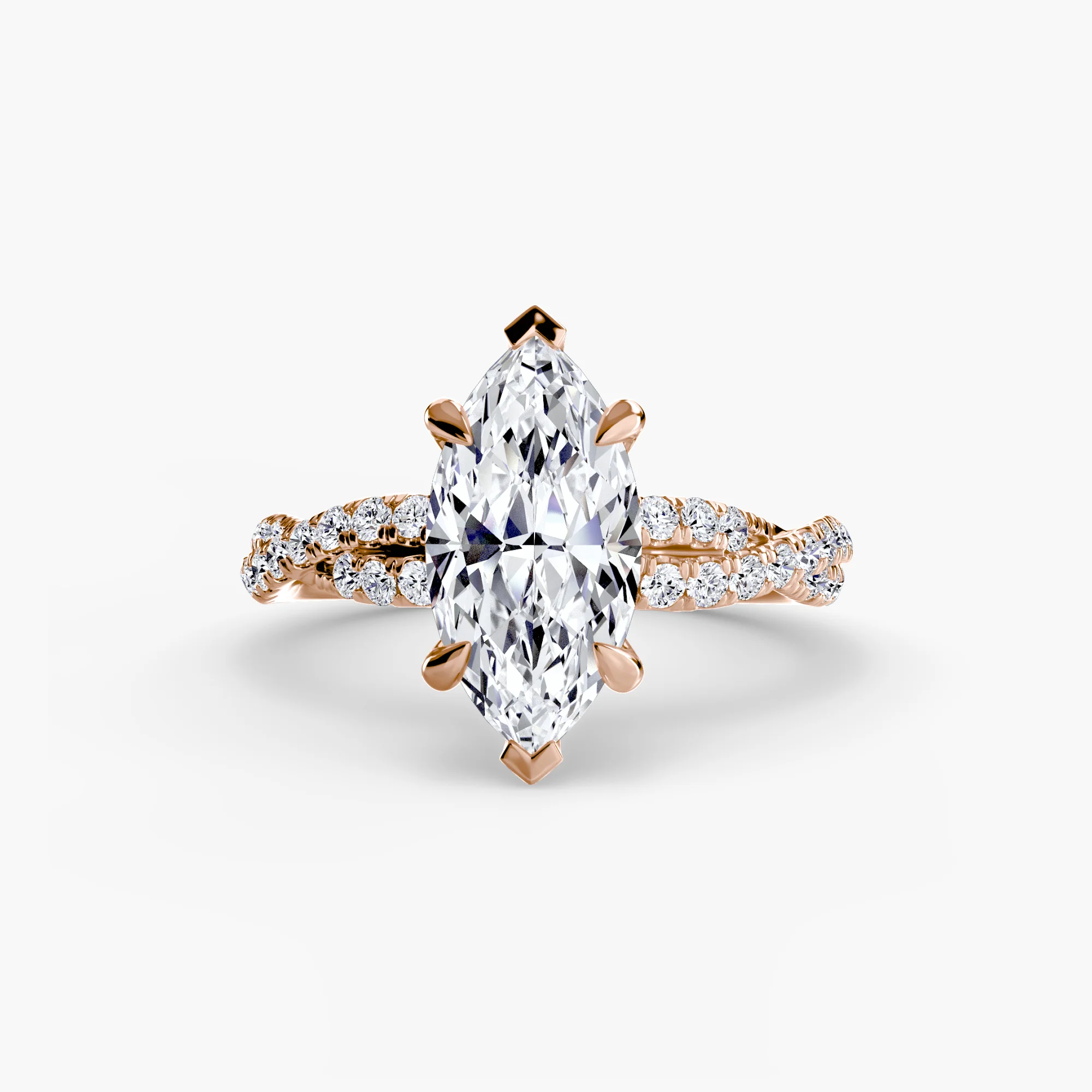 The Twisted Pavé Solitaire - Image 91