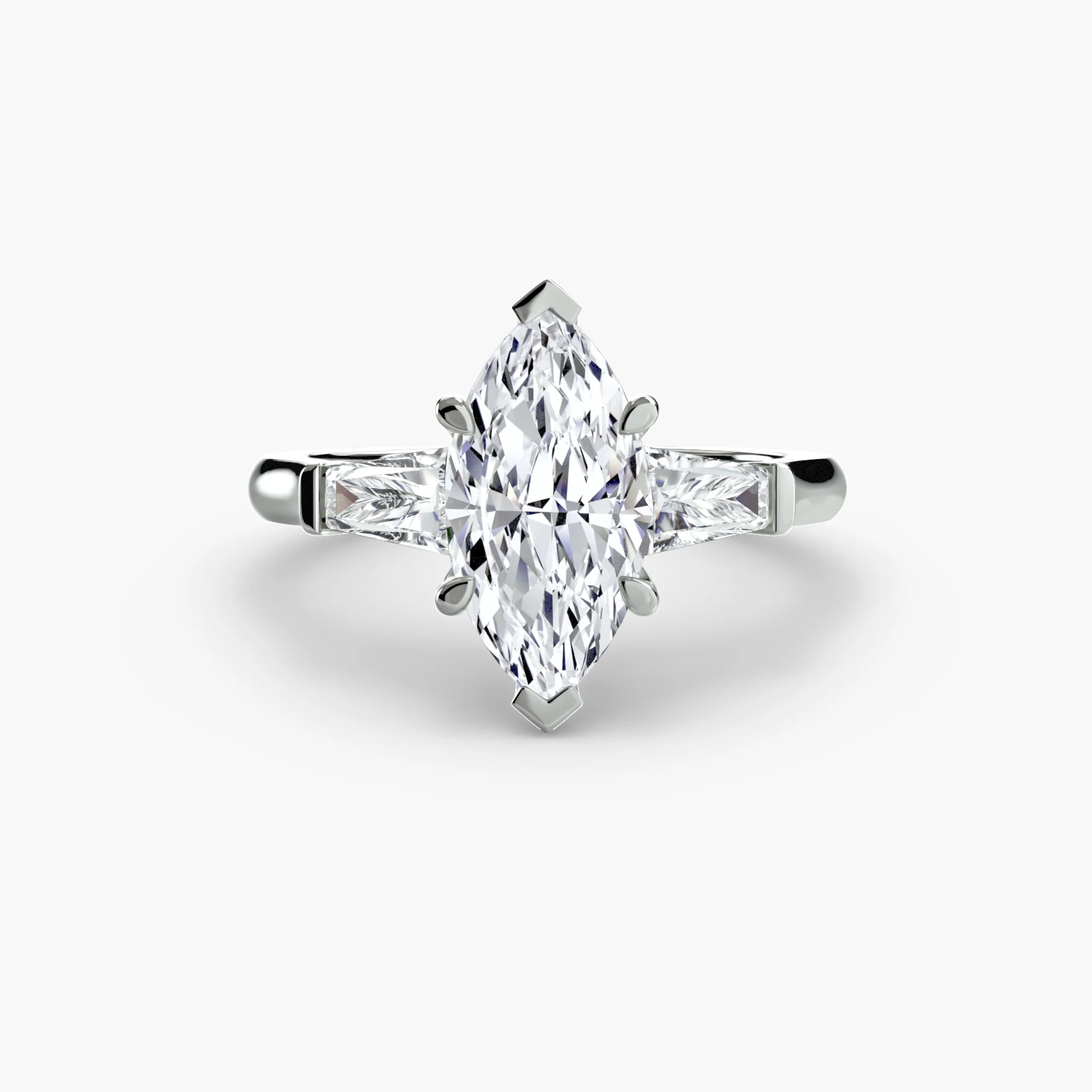 Three-Stone Ring (Baguette Side Stones) - Image 10