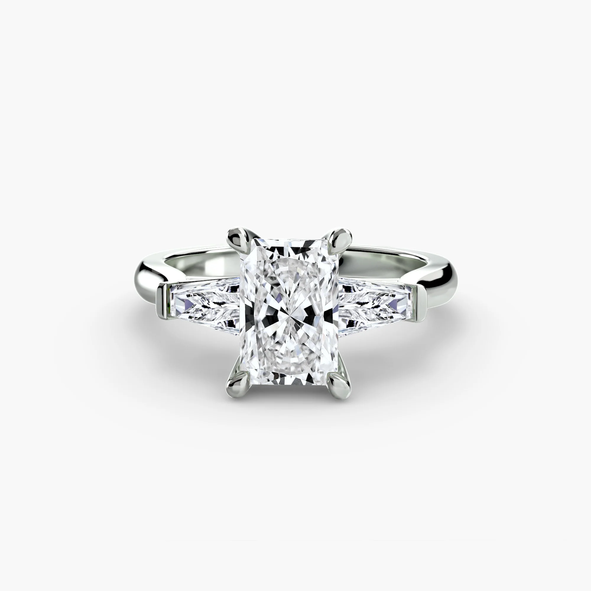 Three-Stone Ring (Baguette Side Stones) 2 - Image 11