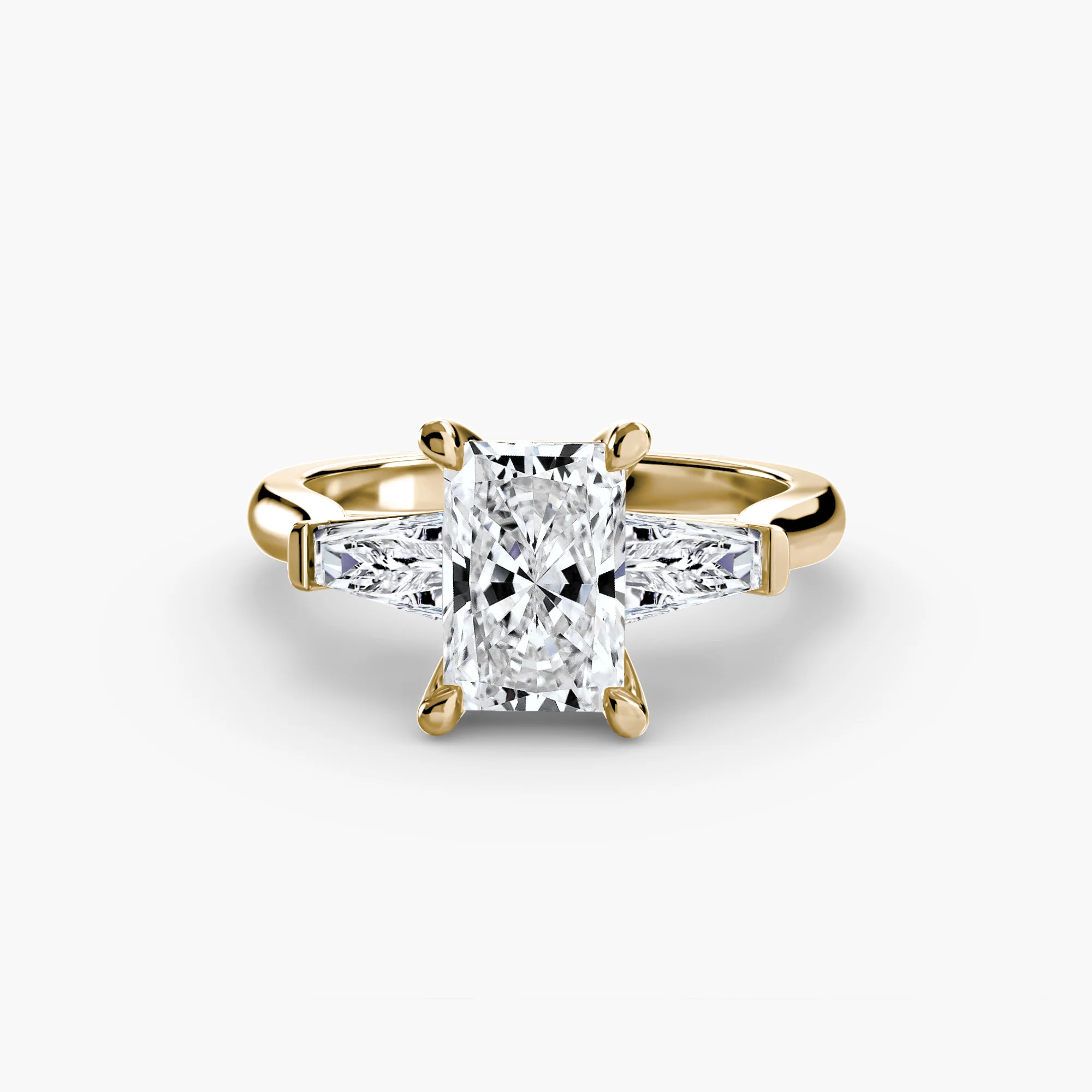 Three-Stone Ring (Baguette Side Stones) 2 - Image 3