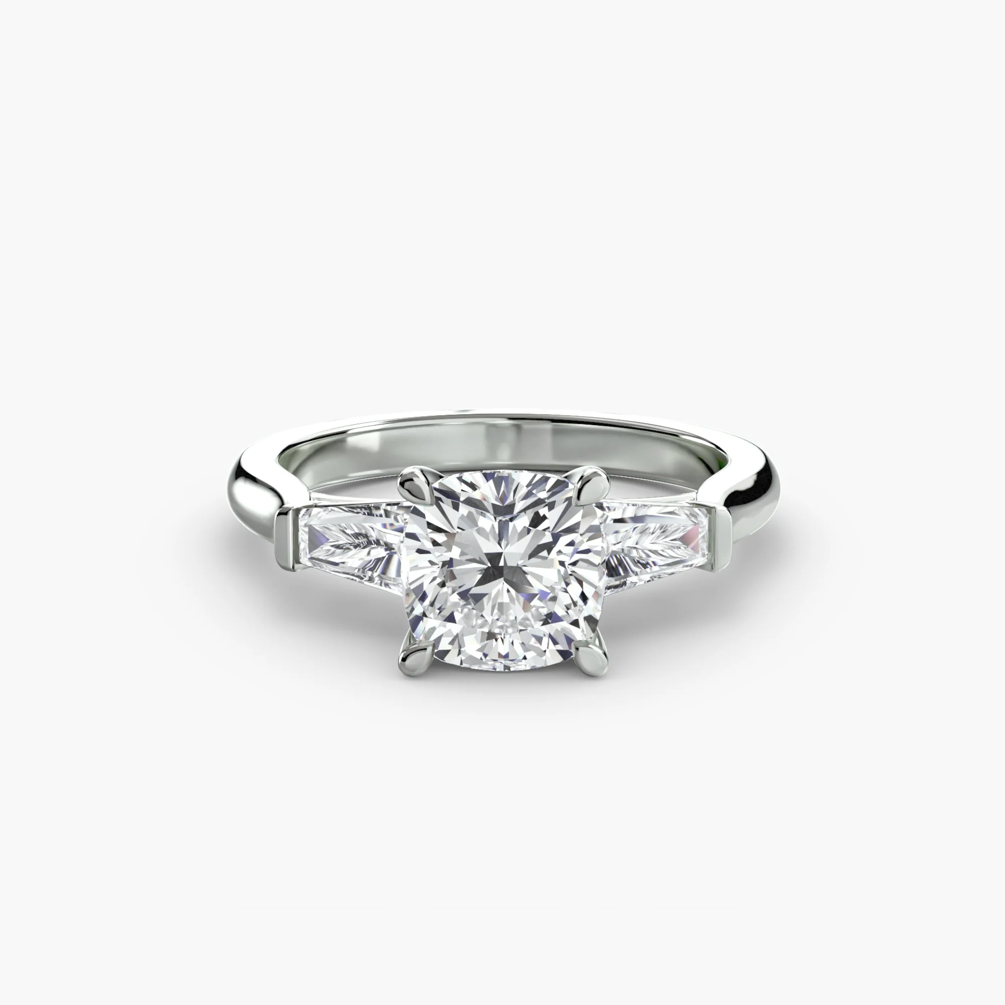Three-Stone Ring (Baguette Side Stones) - Image 31
