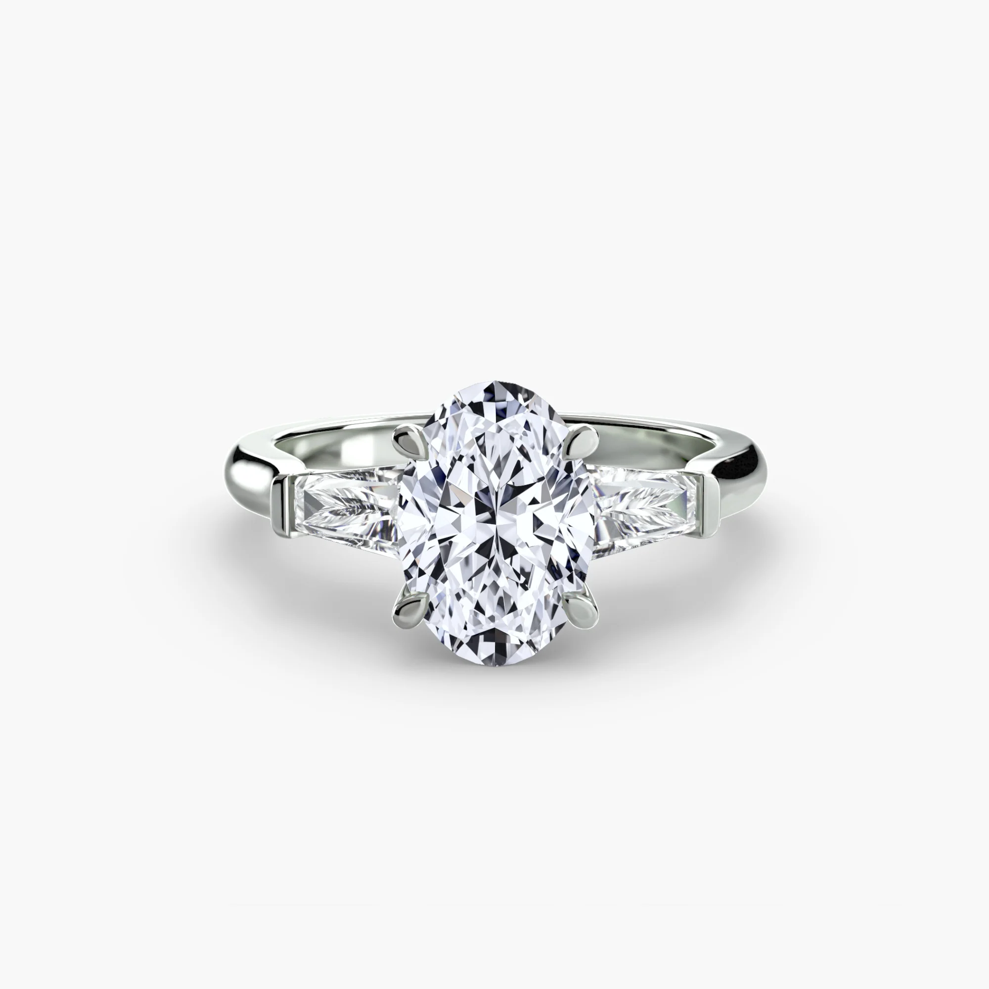 Three-Stone Ring (Baguette Side Stones) - Image 32