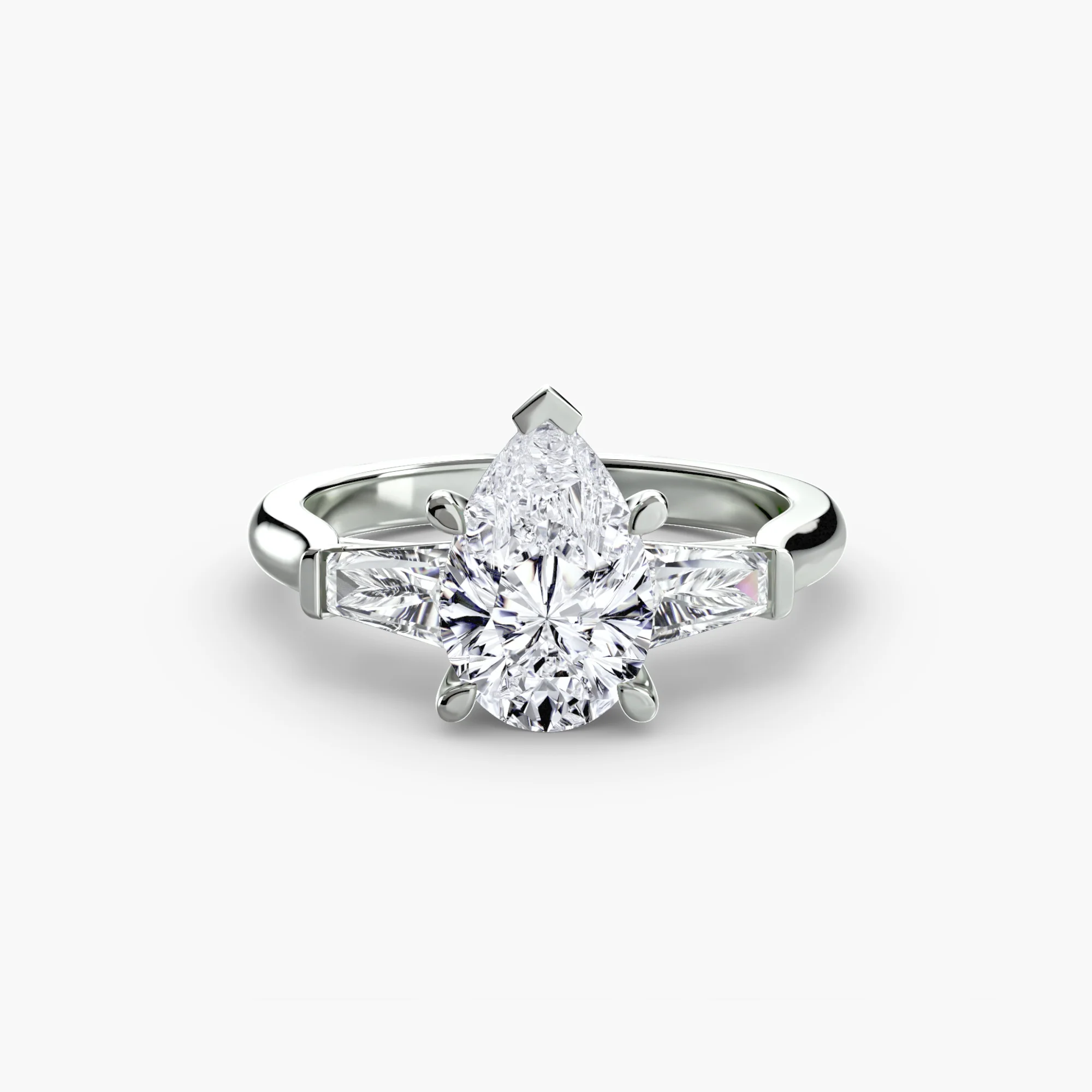 Three-Stone Ring (Baguette Side Stones) - Image 60