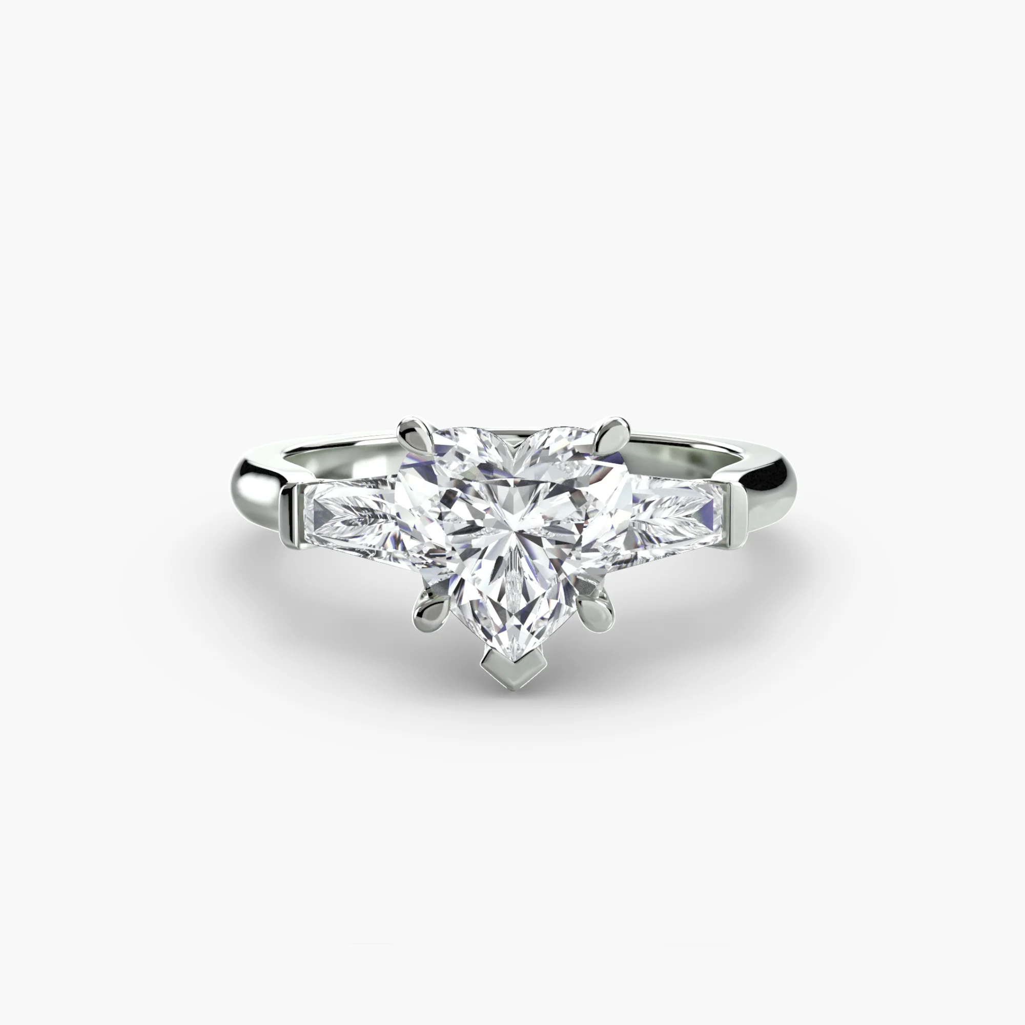 Three-Stone Ring (Baguette Side Stones) - Image 8