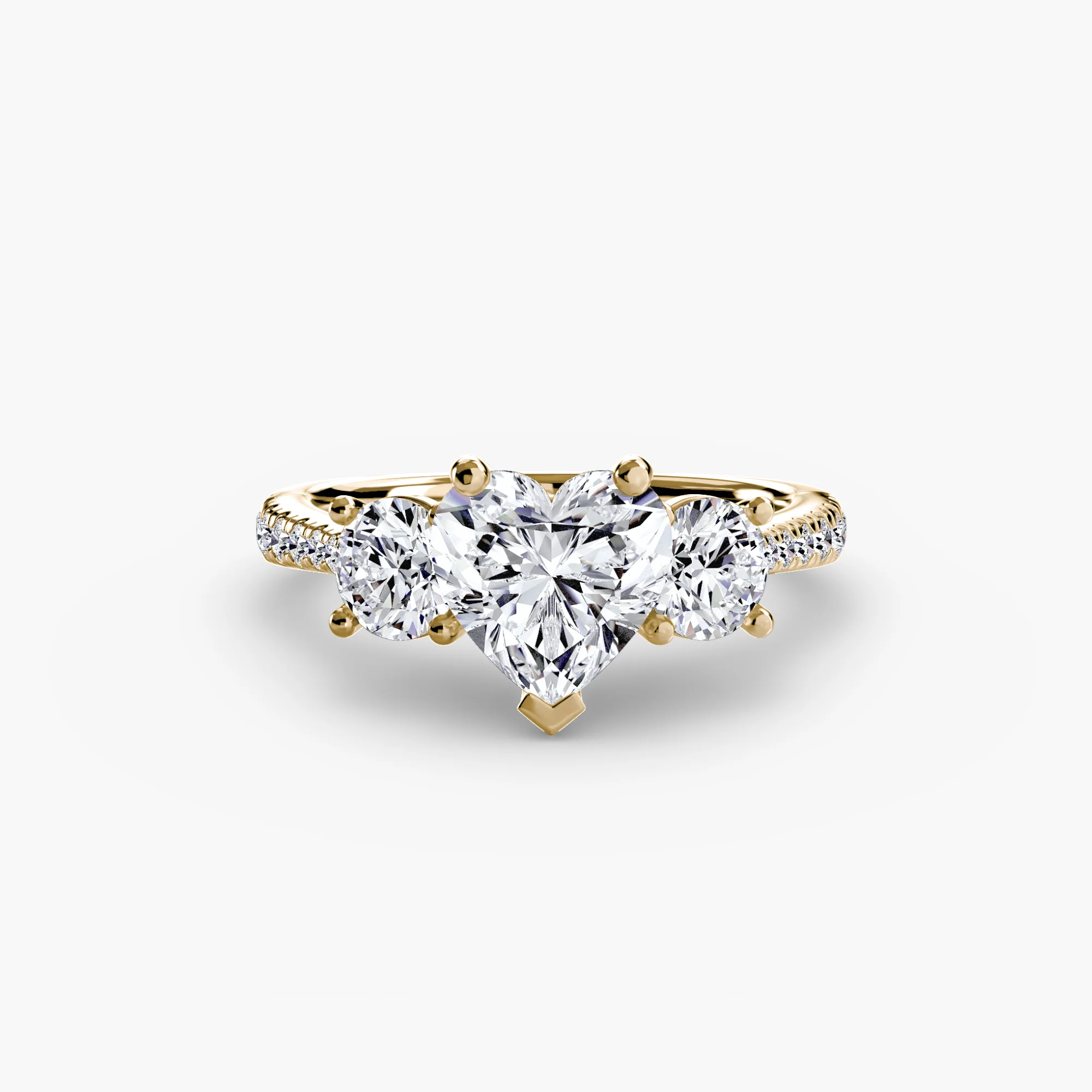 Three-Stone with Pavé Band - Image 18