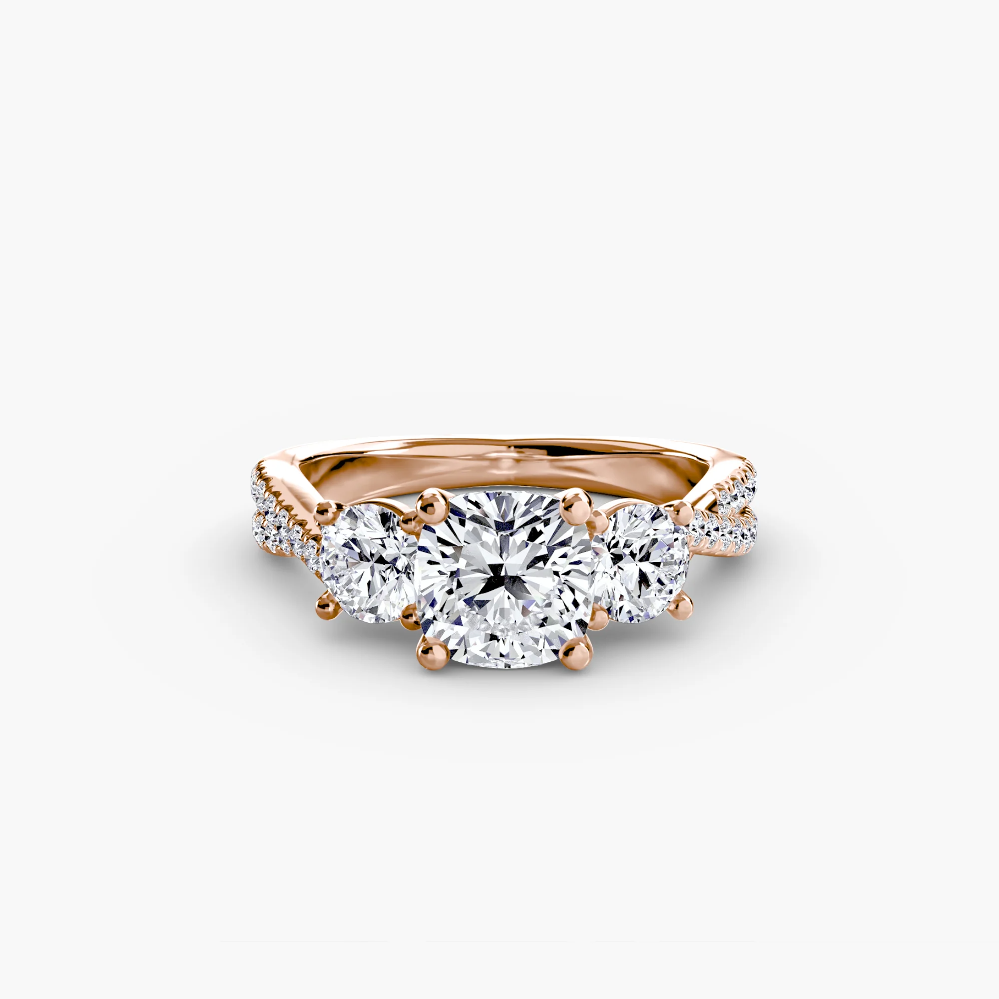 Three-Stone with Pavé Band 2 - Image 23