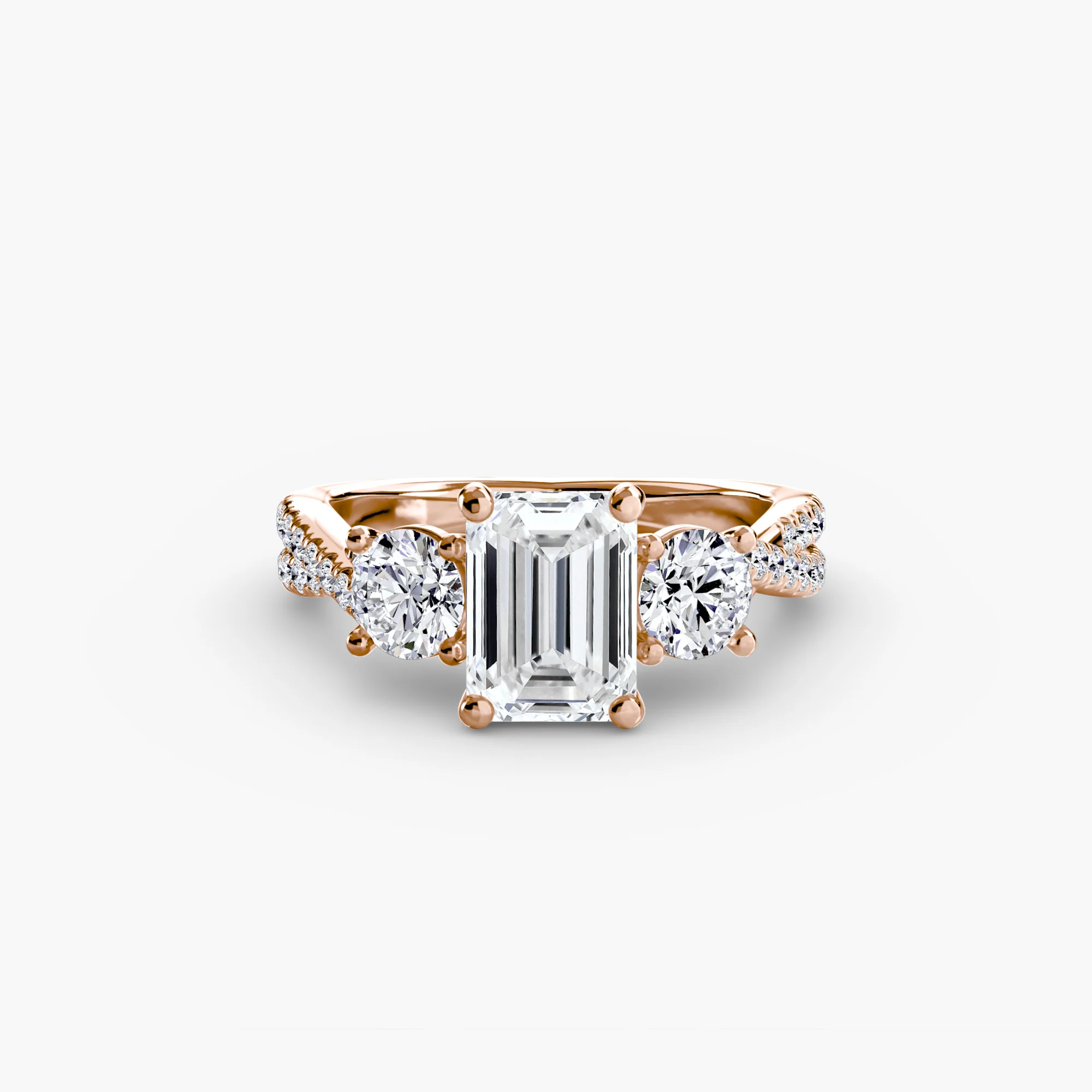 Three-Stone with Pavé Band 2 - Image 84