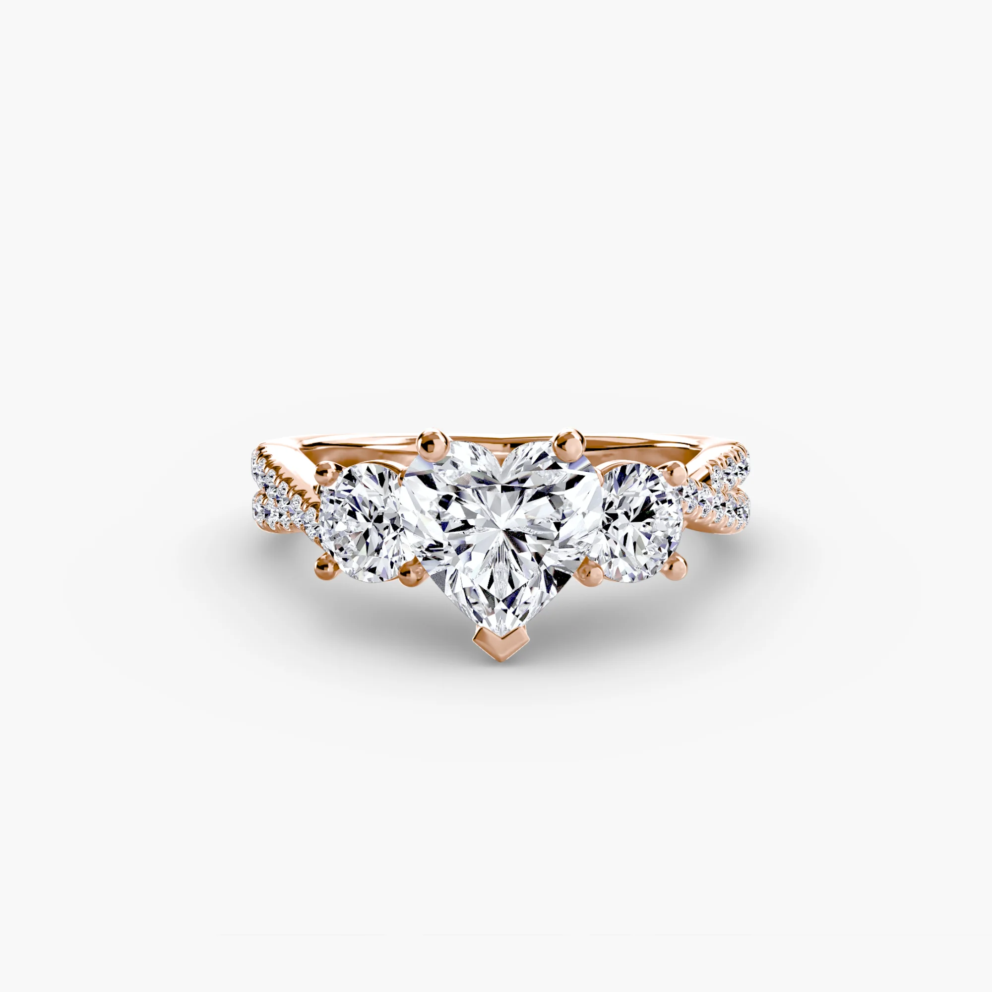 Three-Stone with Pavé Band 2 - Image 85