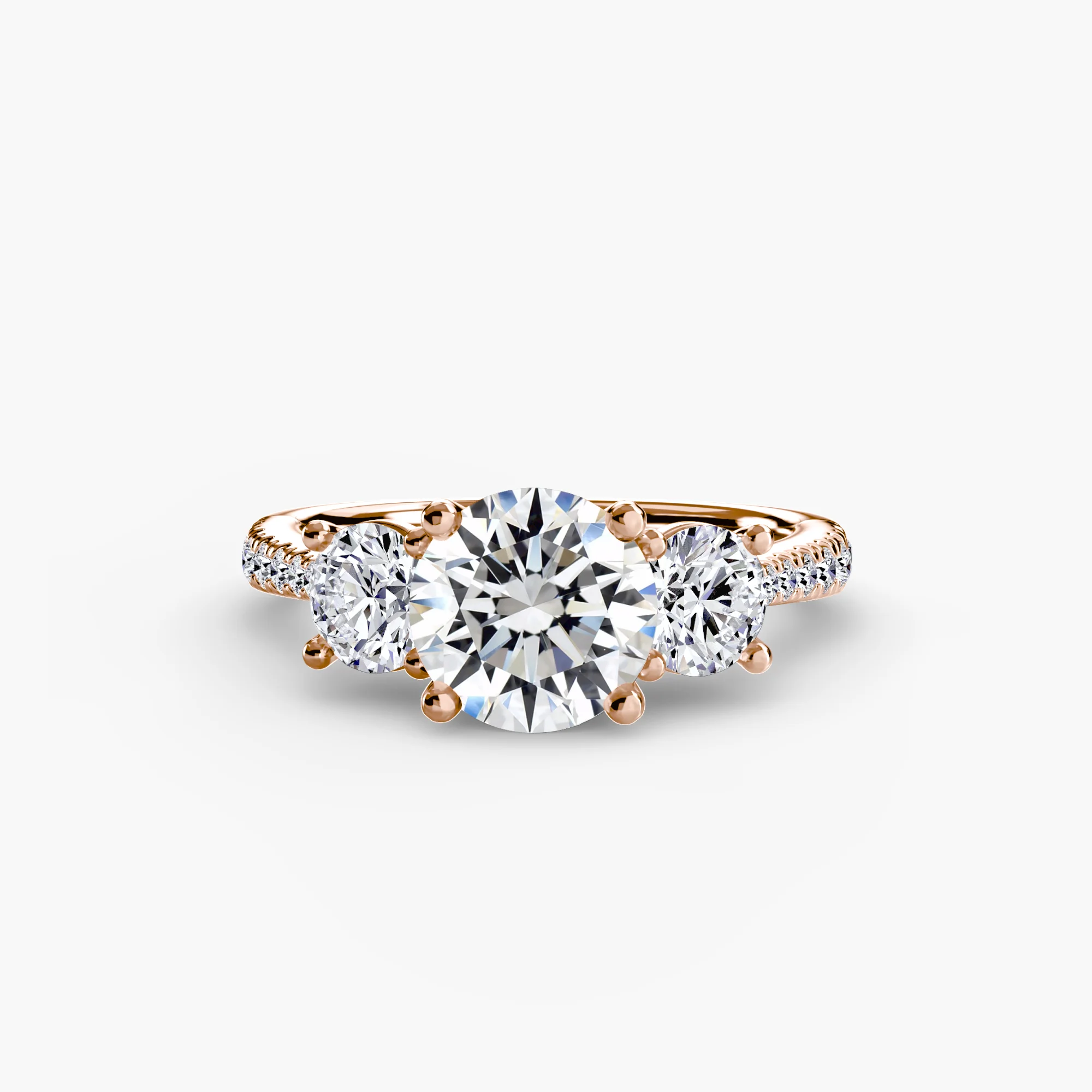 Three-Stone with Pavé Band - Image 22