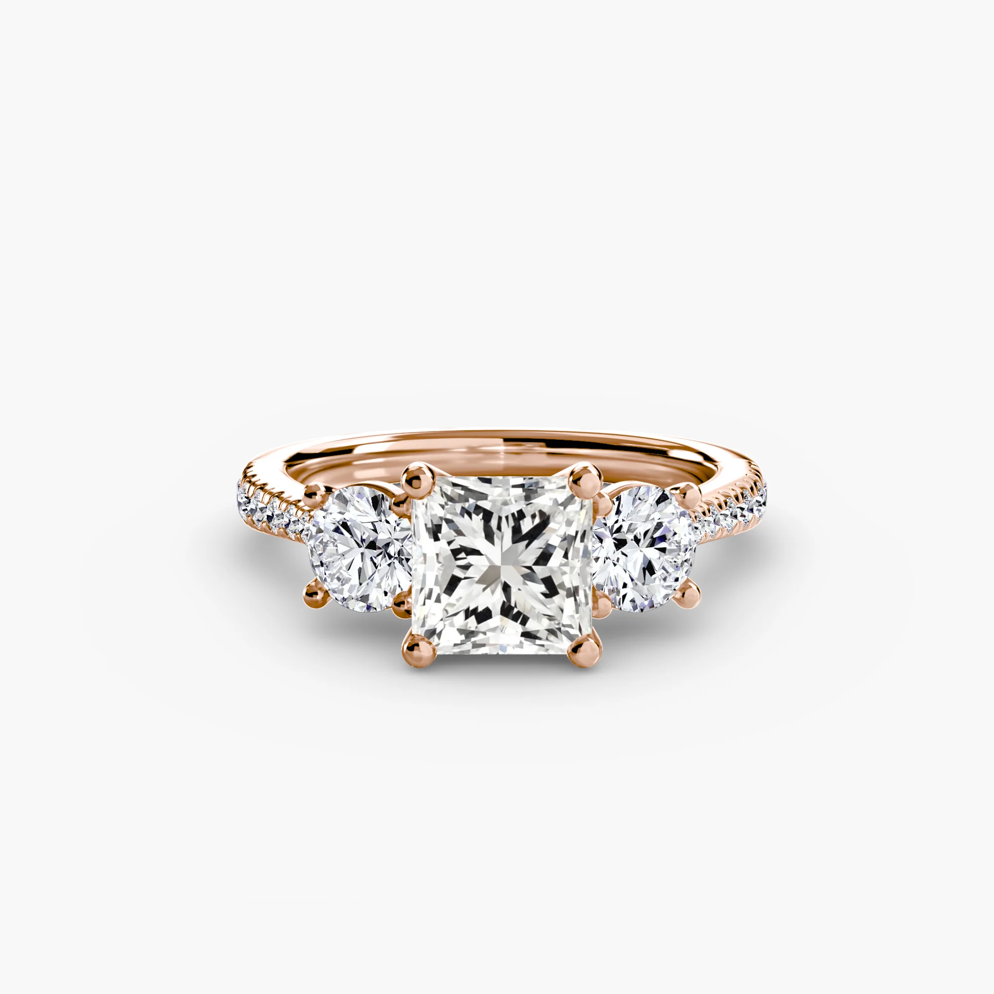 Three-Stone with Pavé Band - Image 23